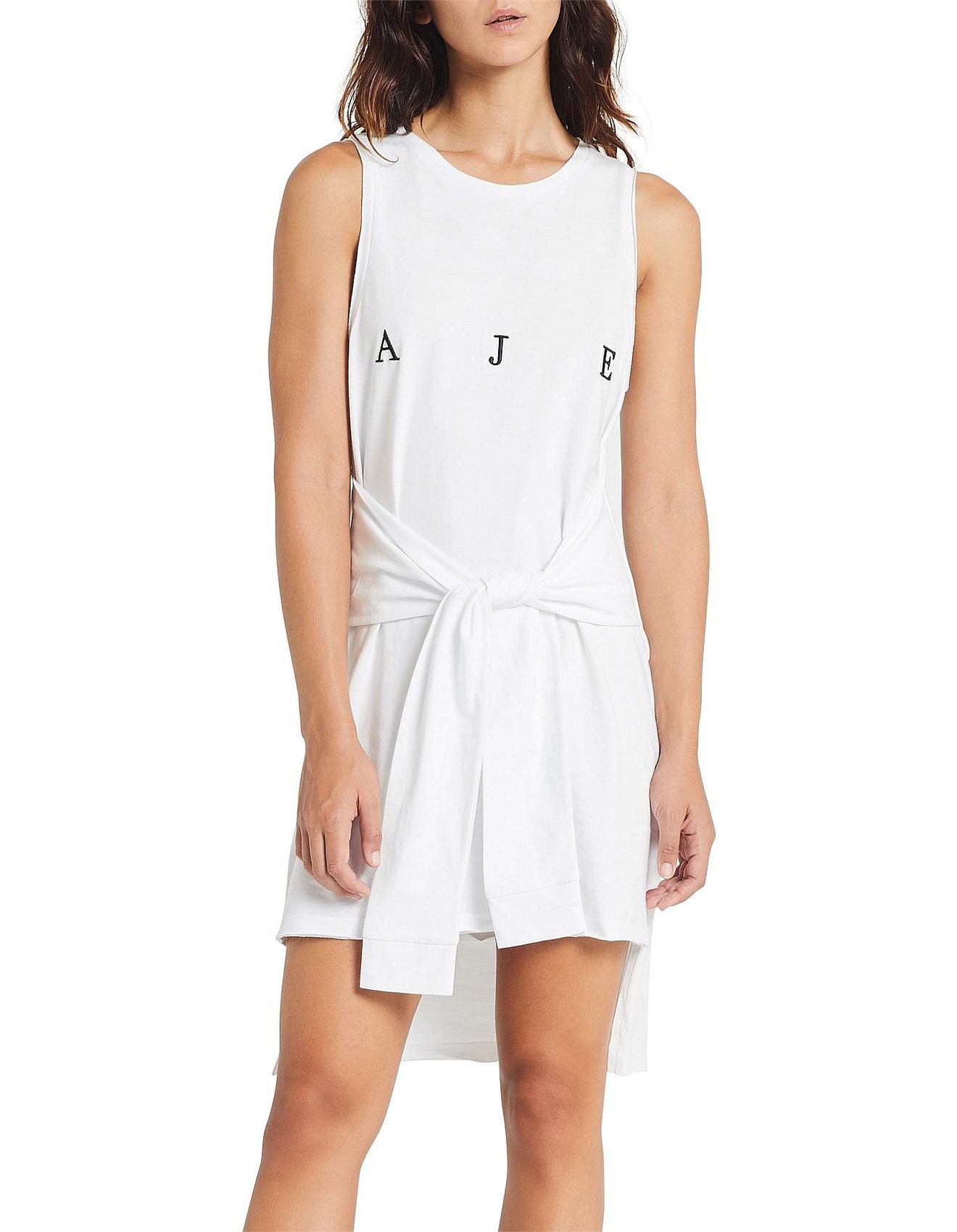 aje tee tie dress