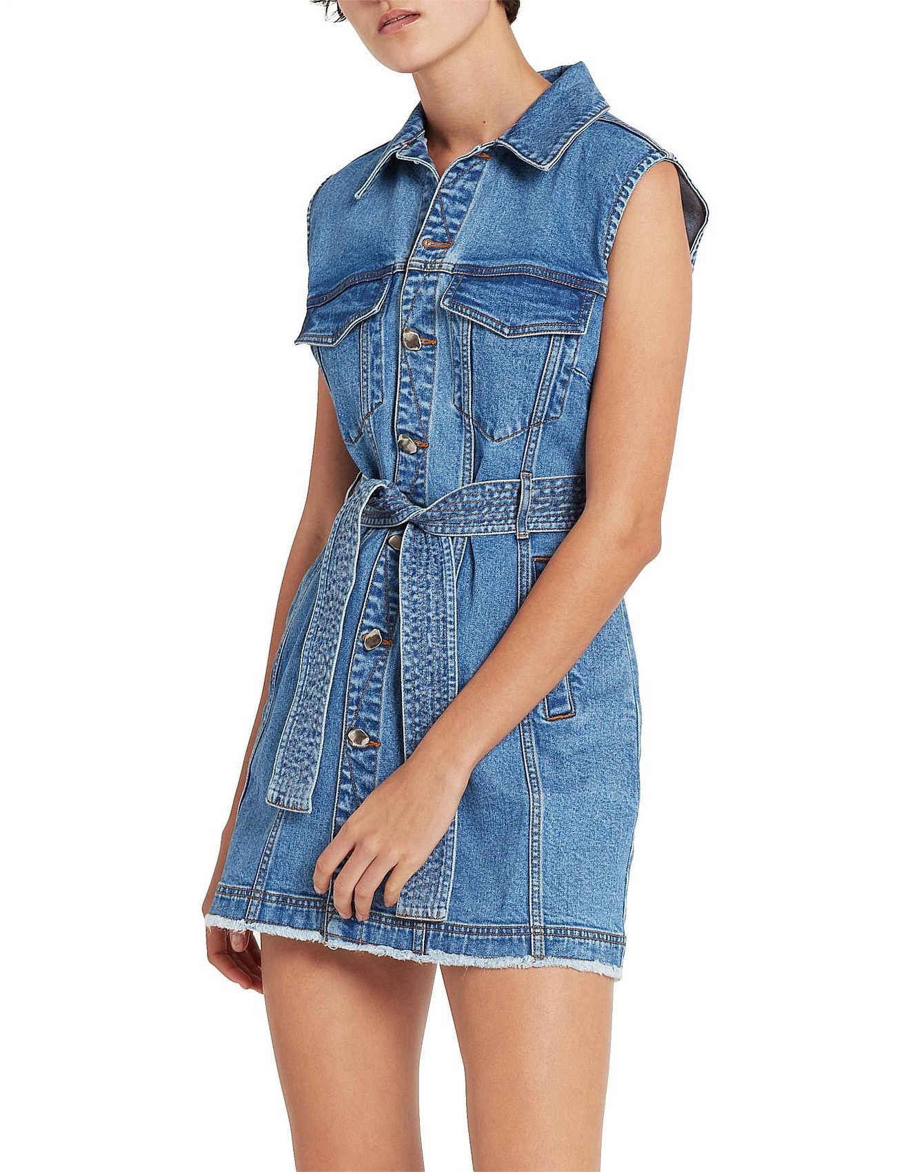 aje denim dress