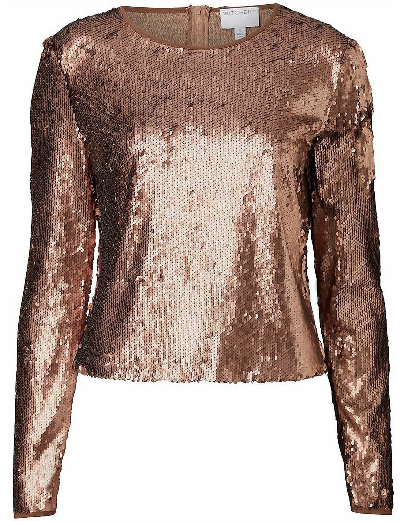 witchery sequin top