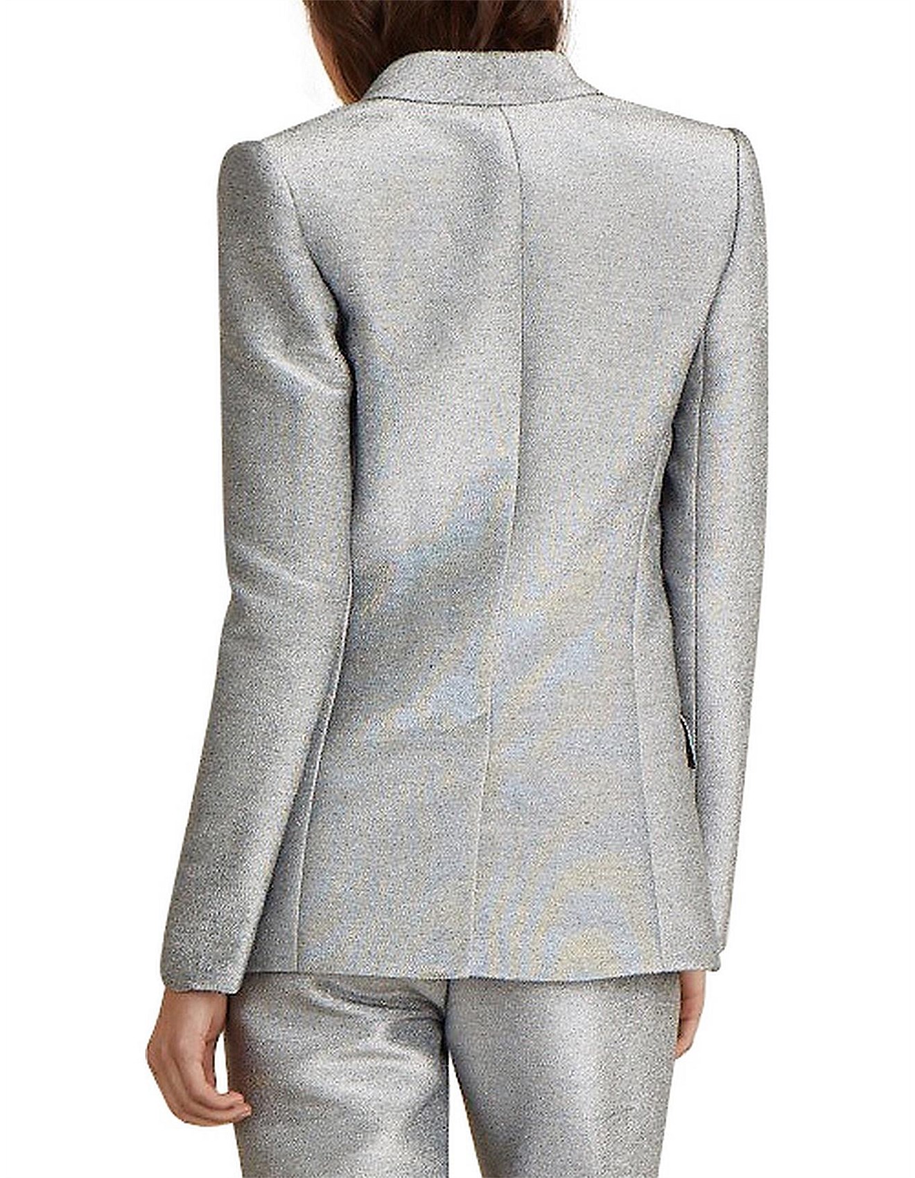 bec and bridge lady sparkle blazer dress