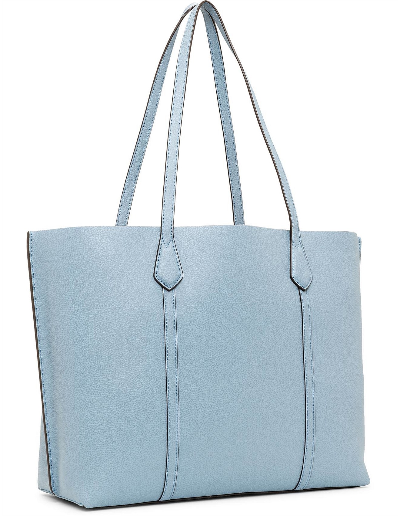 tory burch perry tote light blue