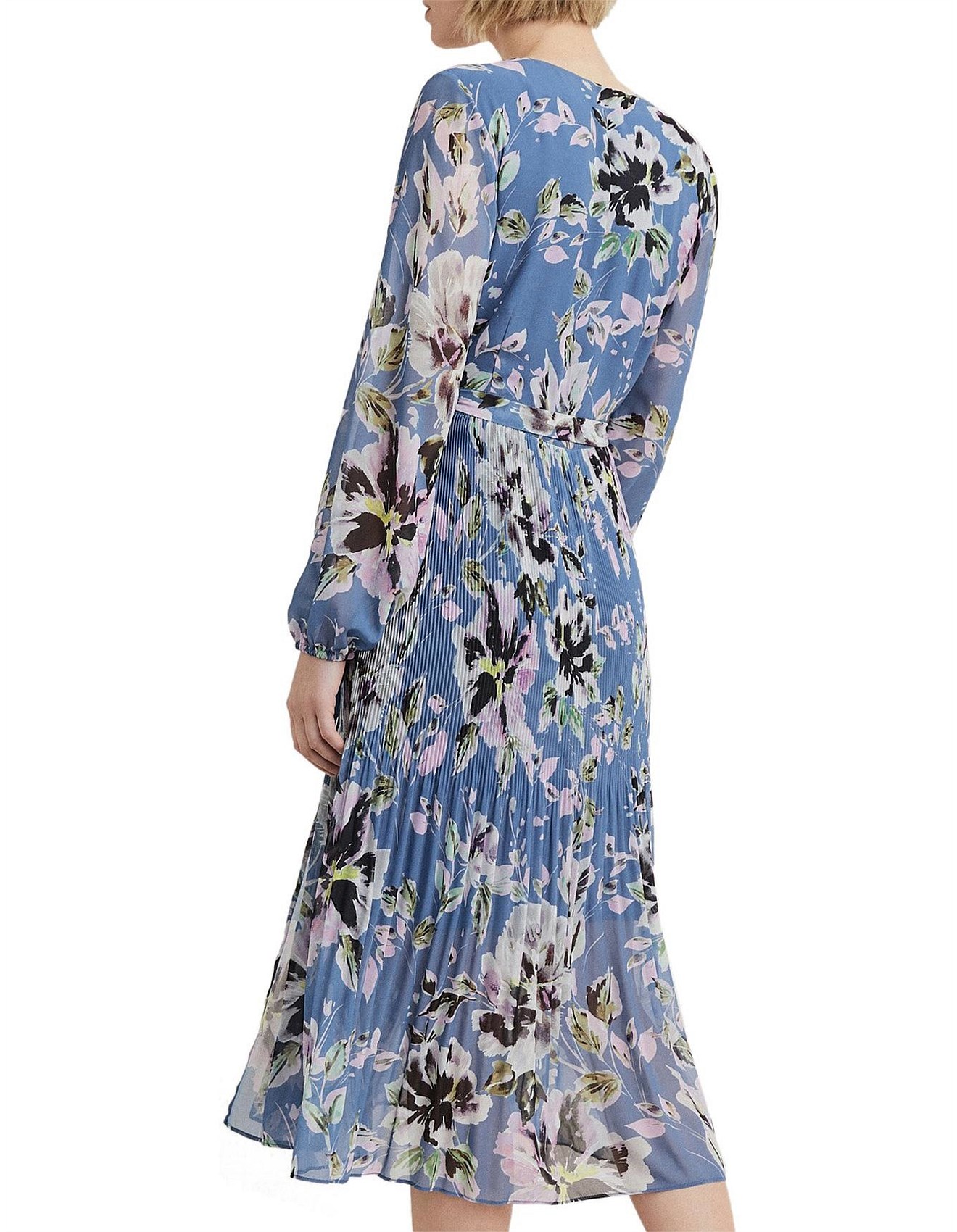 witchery blue floral dress