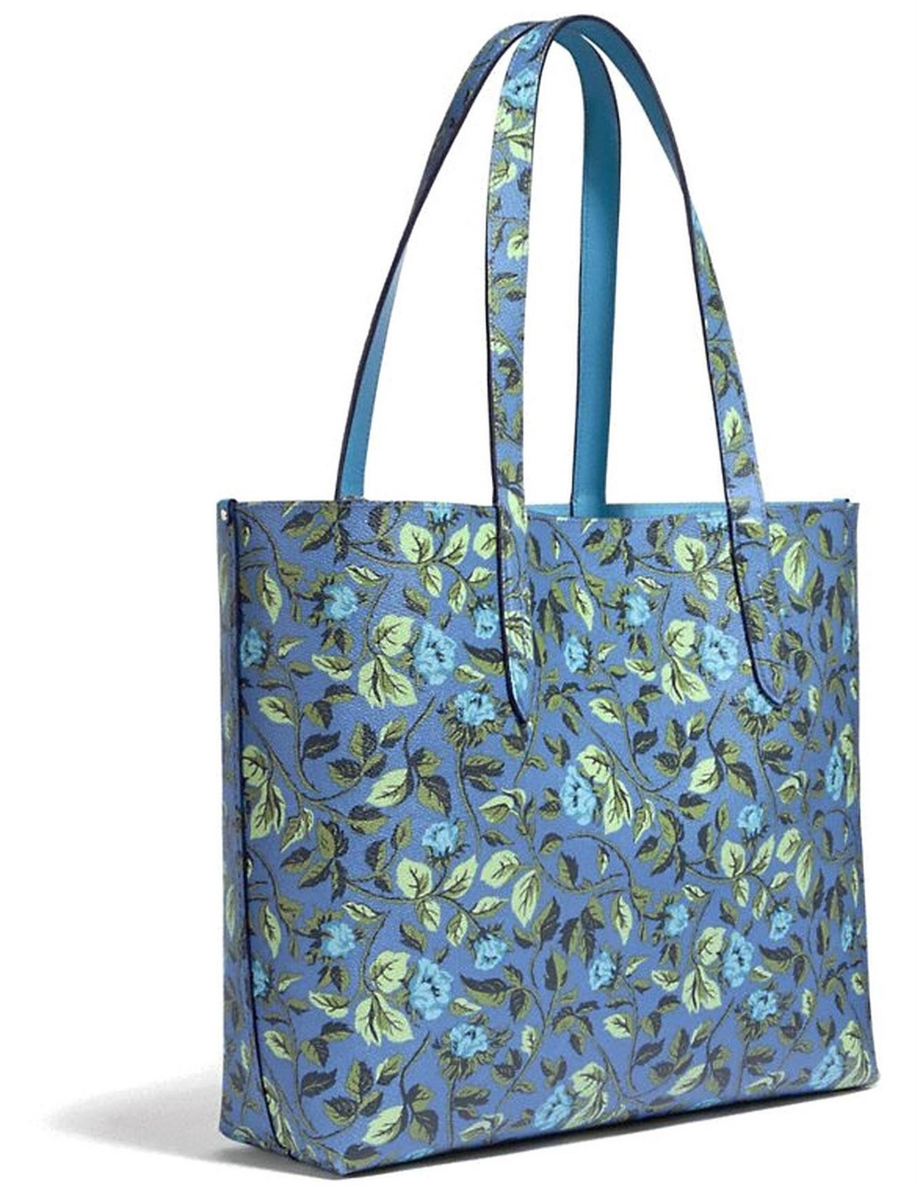 coach highline tote with floral print