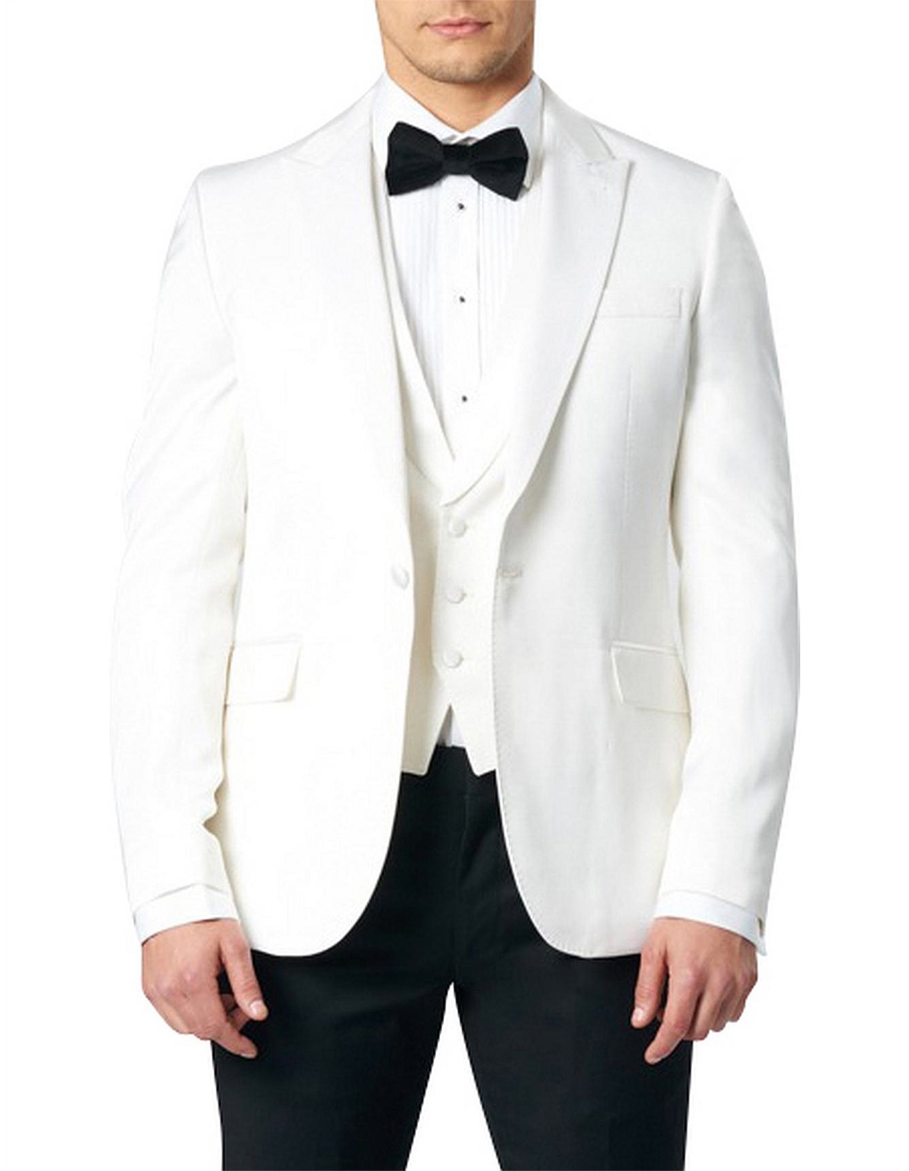 ivory tux vest