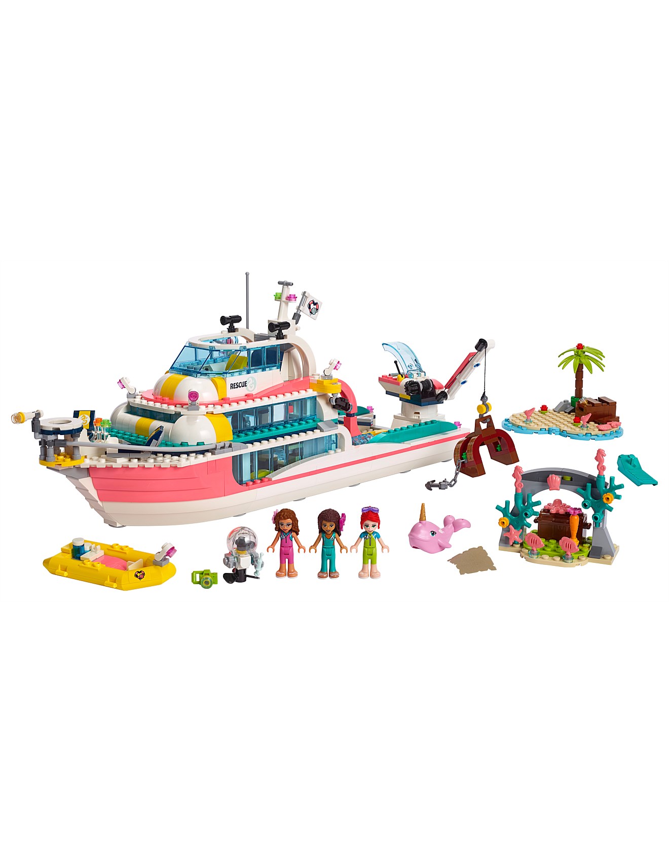 lego friends rescue boat instructions