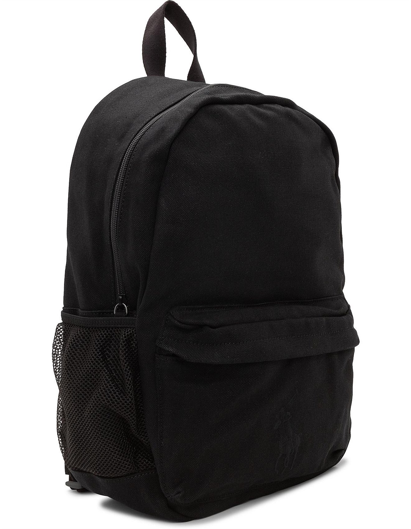 polo black backpack