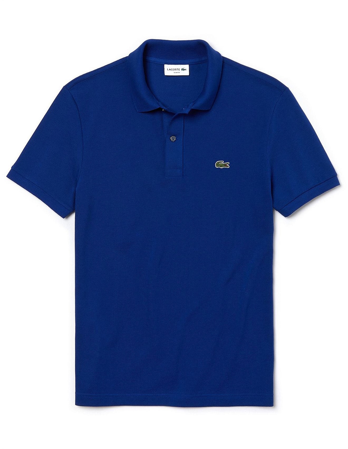 lacoste electric blue polo