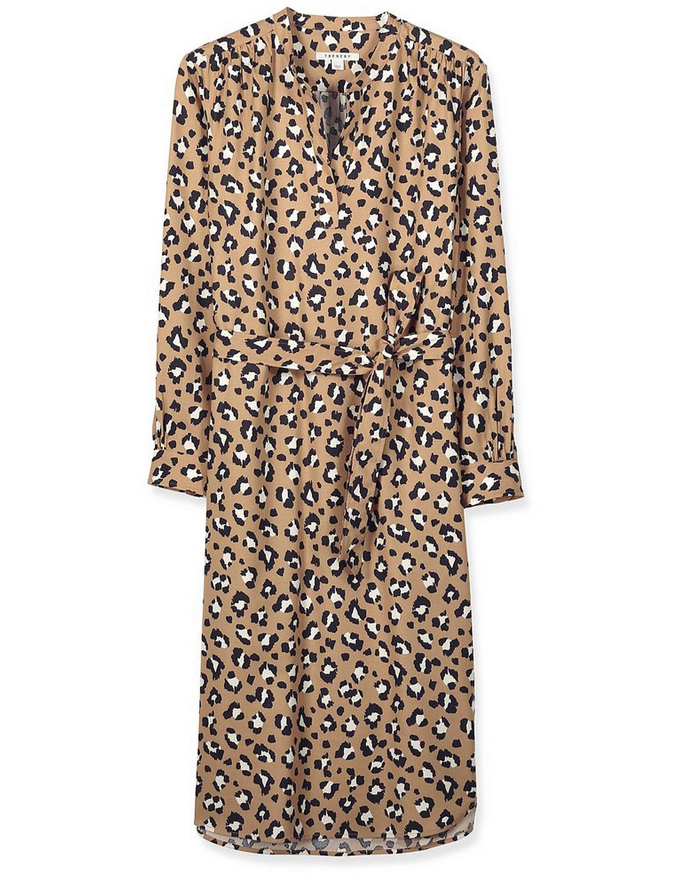 trenery leopard print dress