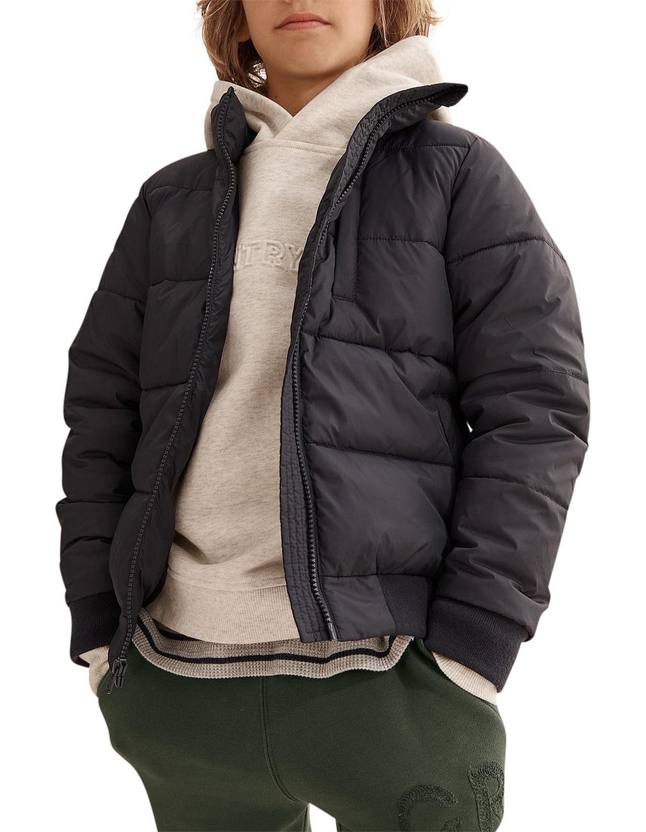 david jones puffer jacket