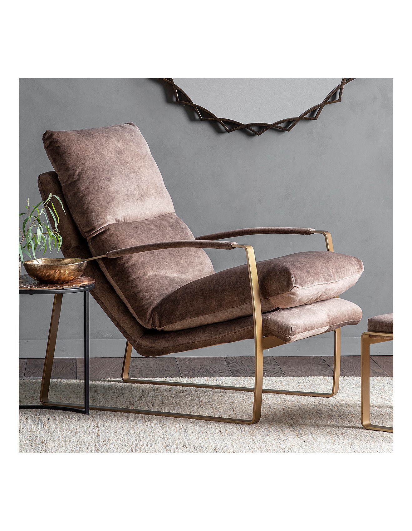 Fabien discount lounger ochre