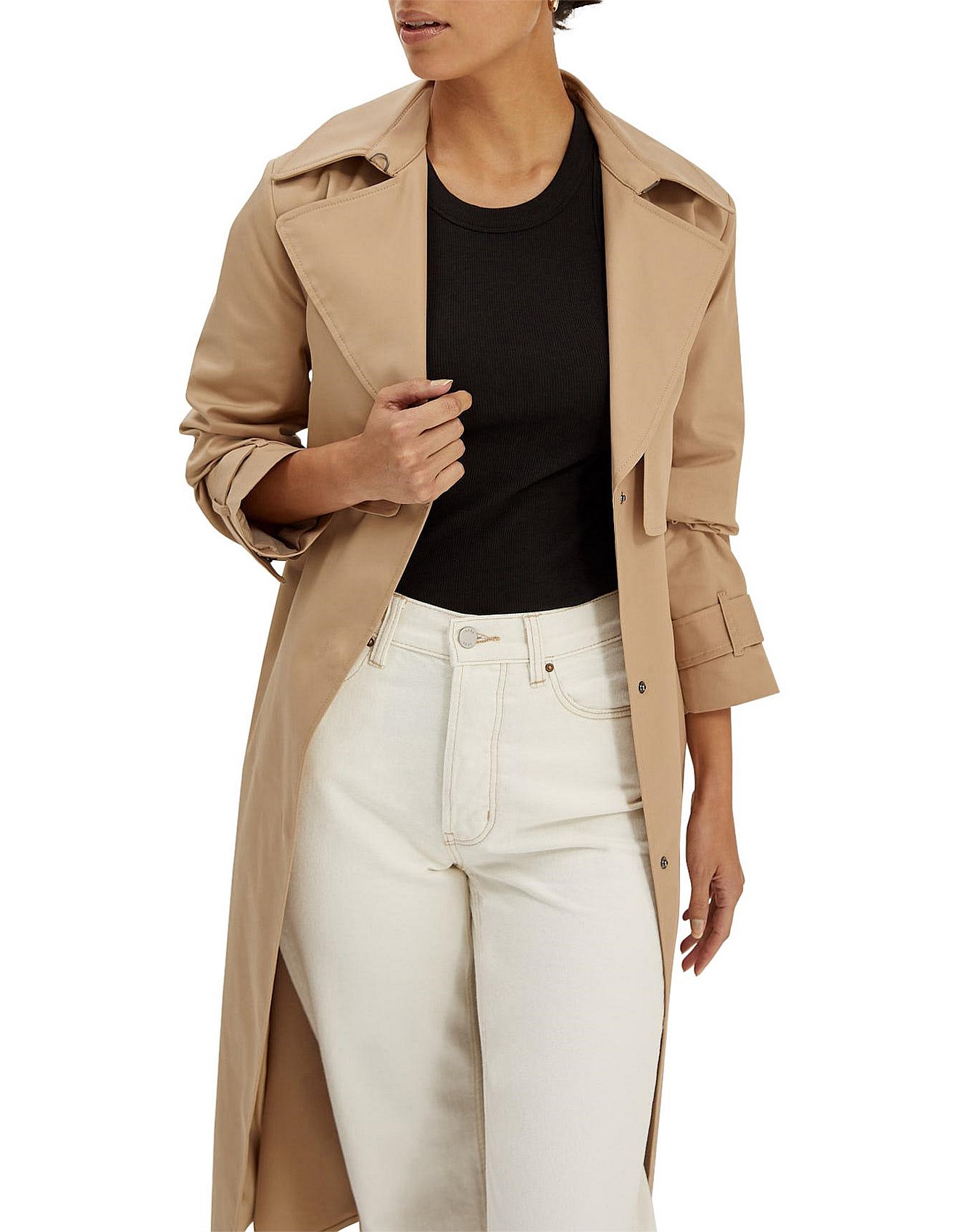 saba leila trench coat