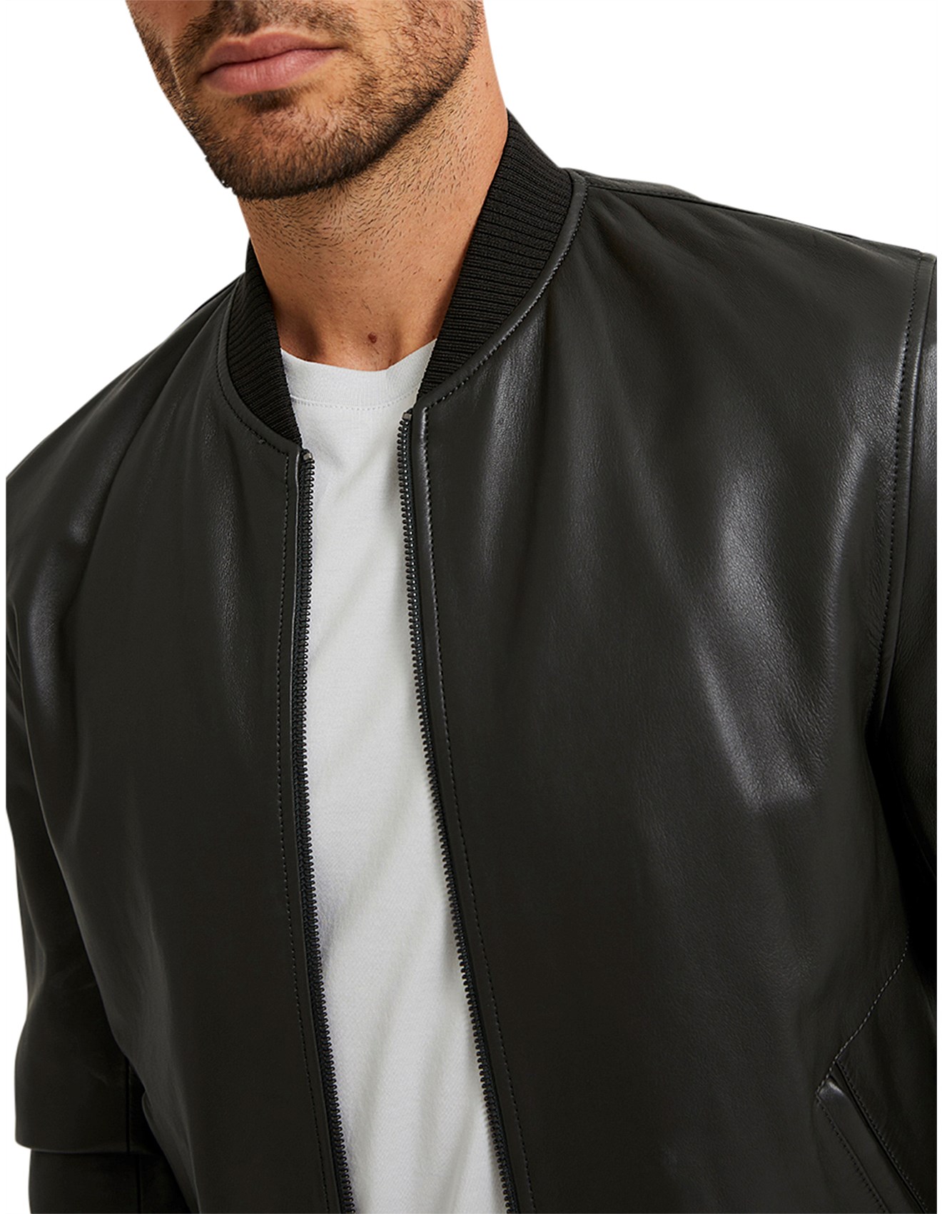 david jones leather jacket