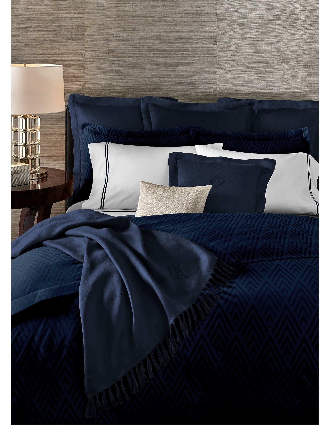 ralph lauren navy duvet