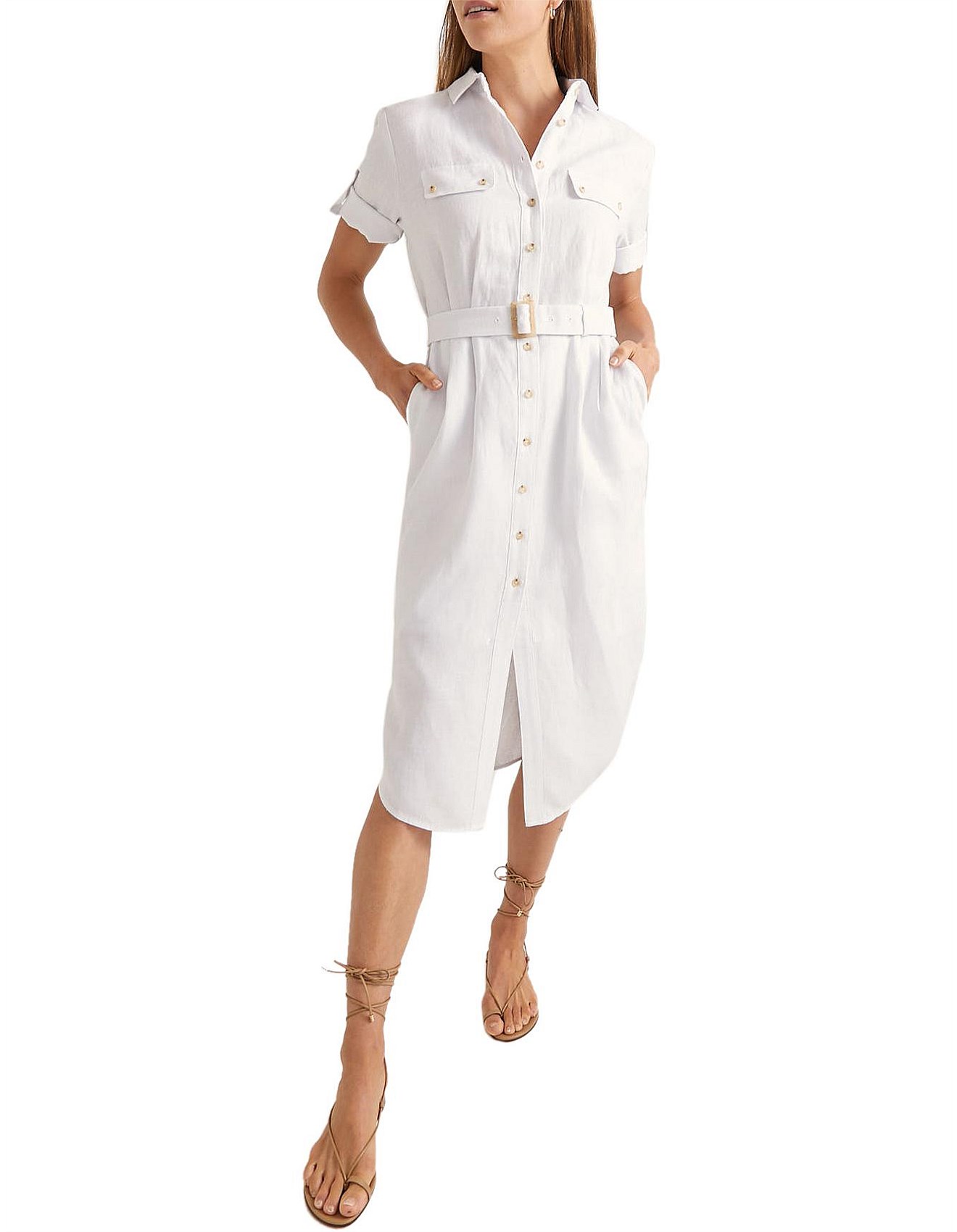 sportscraft linen dress