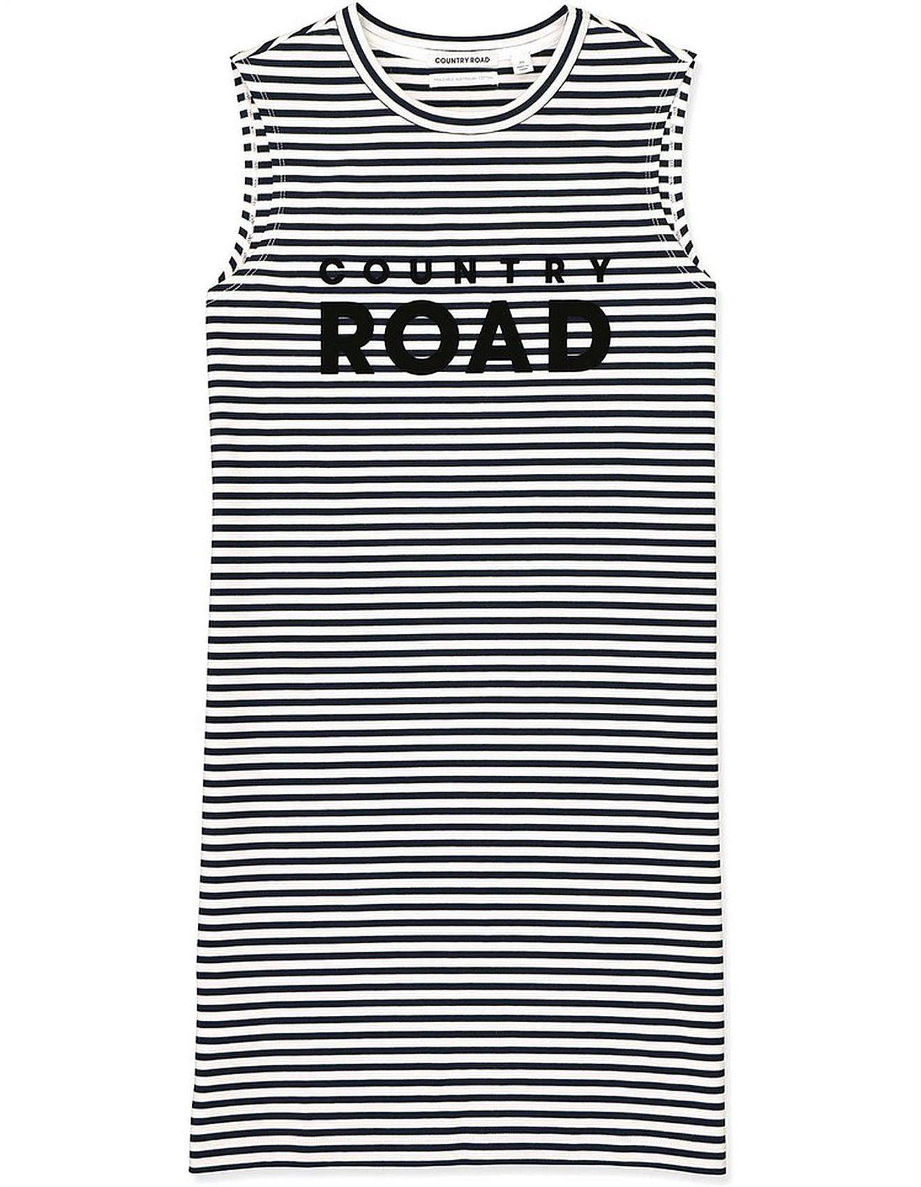 country road modern logo tank dress