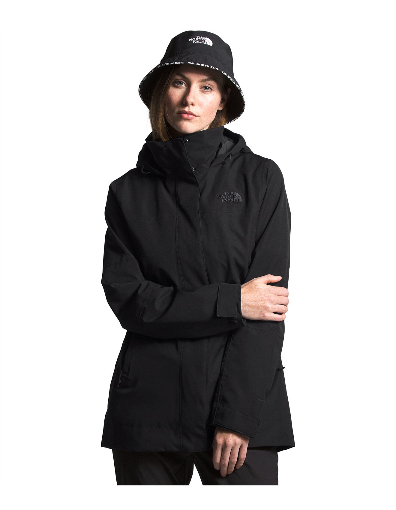 the north face women's westoak city trench rain jacket