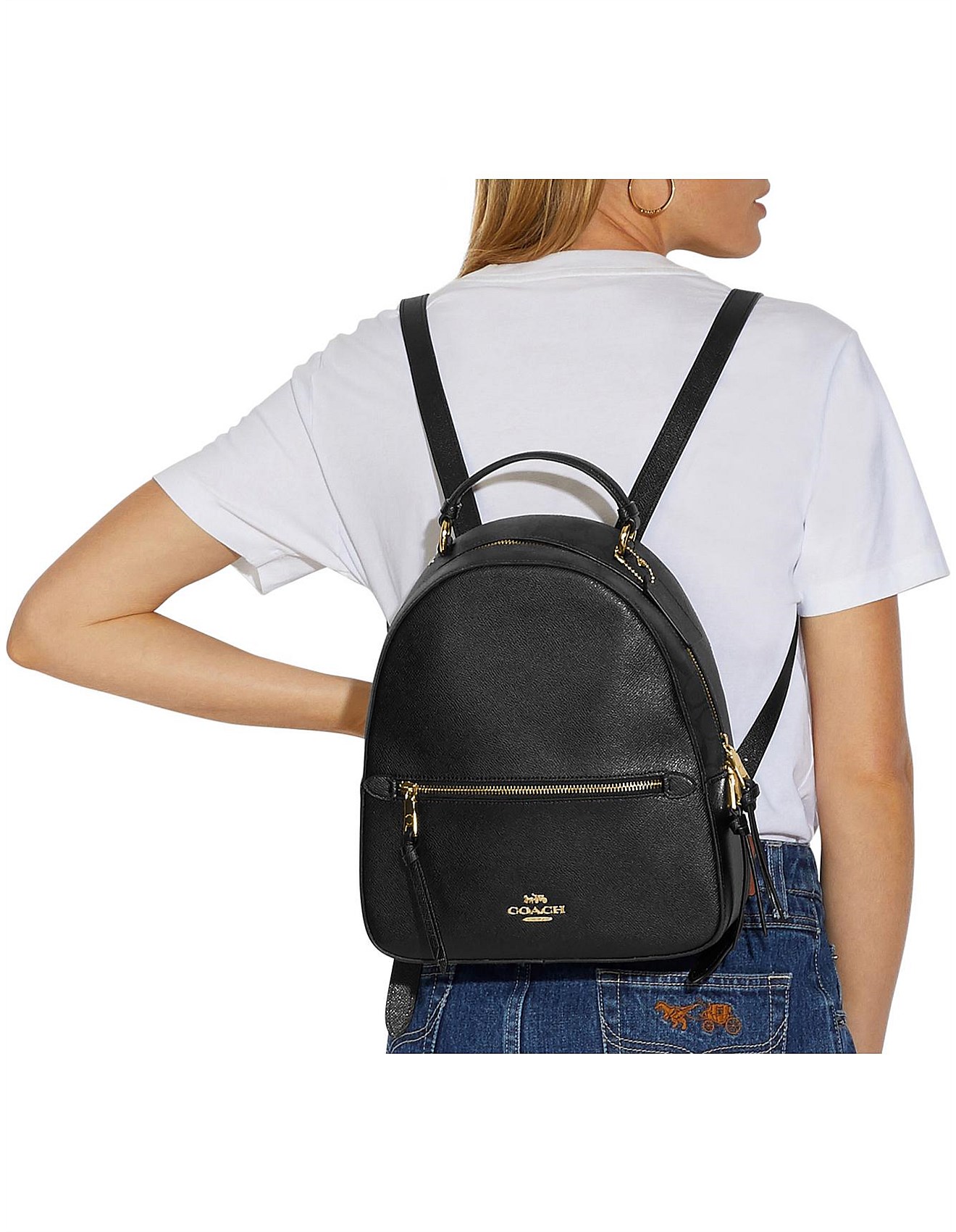 coach jordyn backpack size