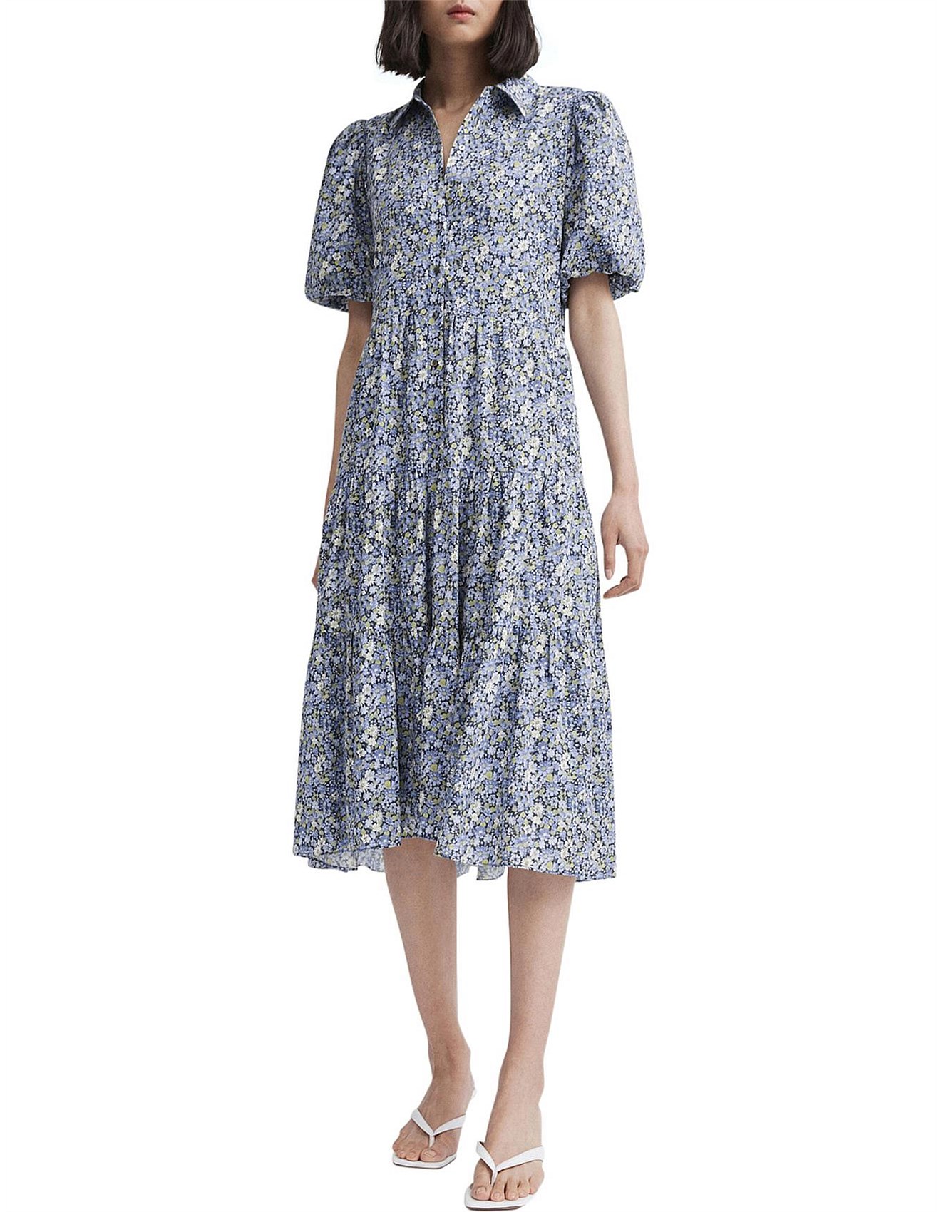 witchery blue floral dress