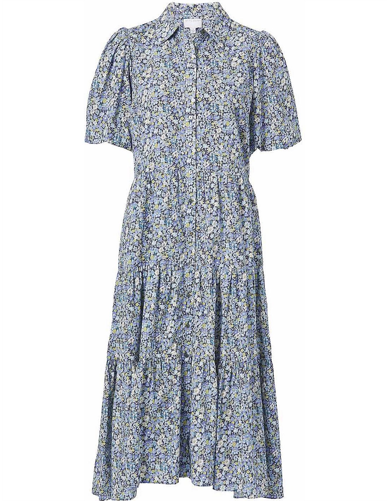 witchery blue floral dress