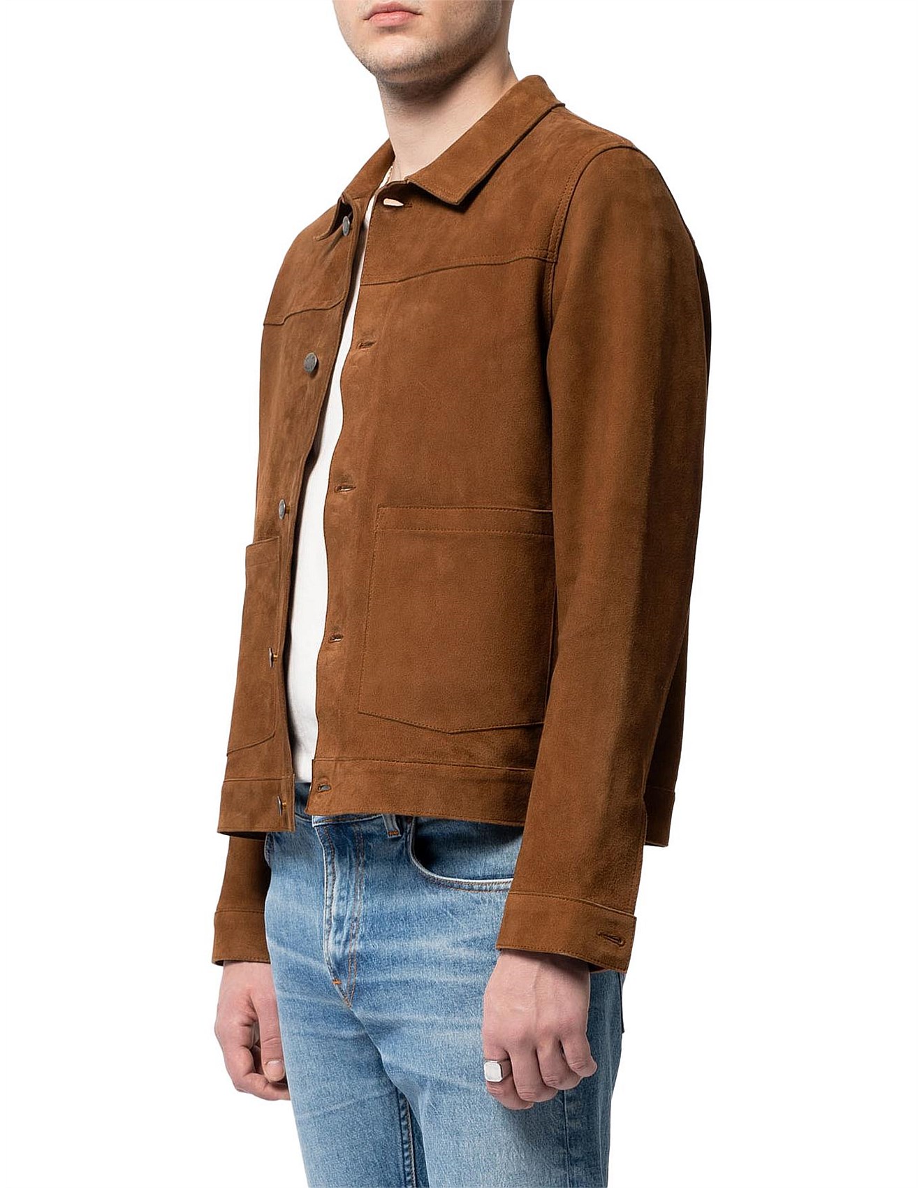 dante nubuck jacket camel