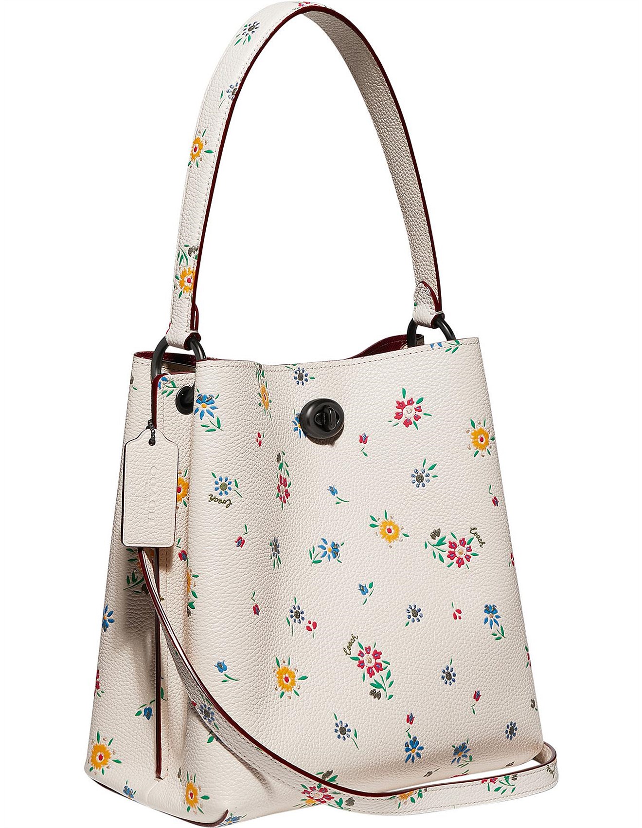 charlie bucket bag 21 with wildflower print