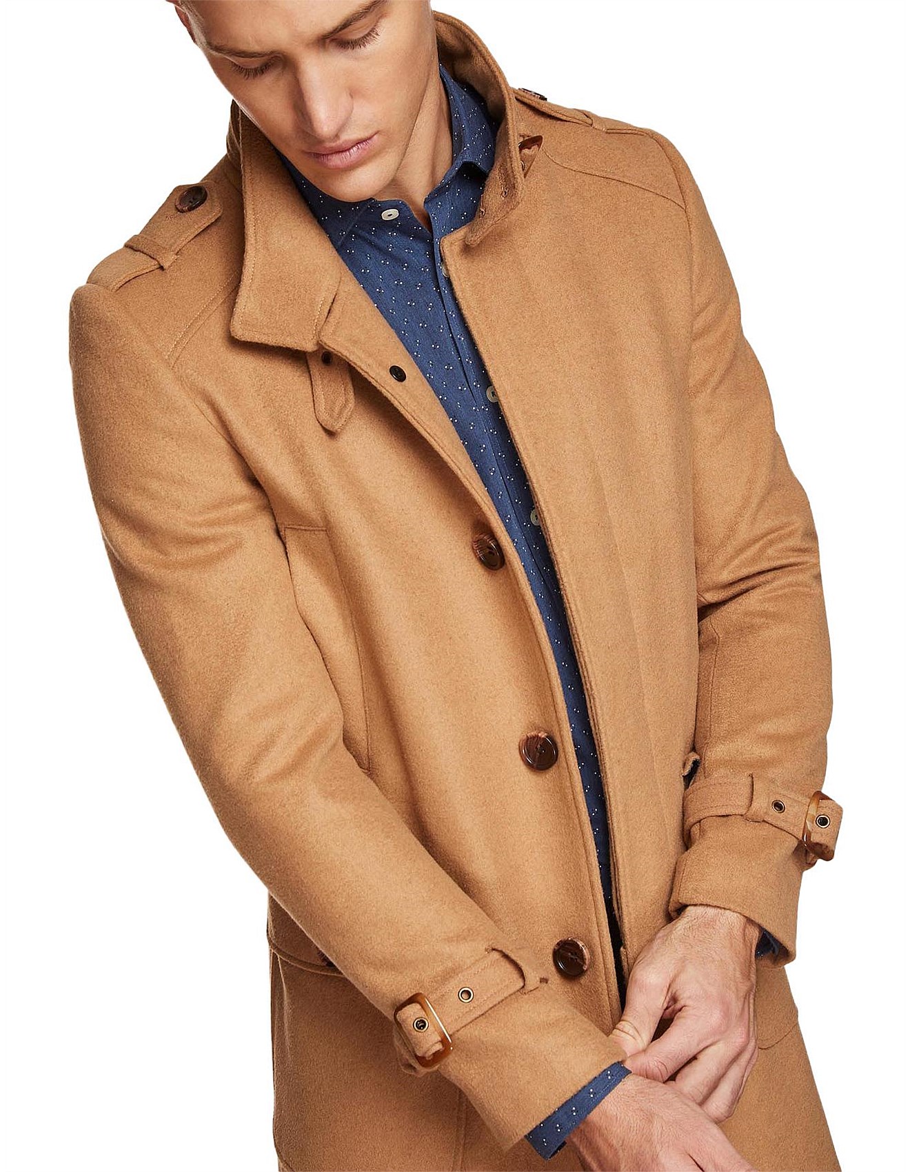 David jones 2024 camel coat