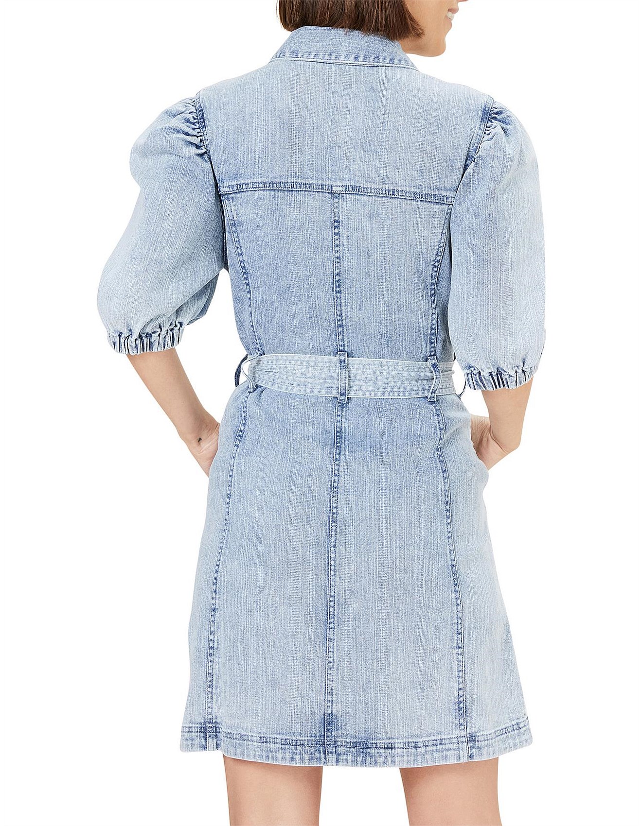 french connection denim romper