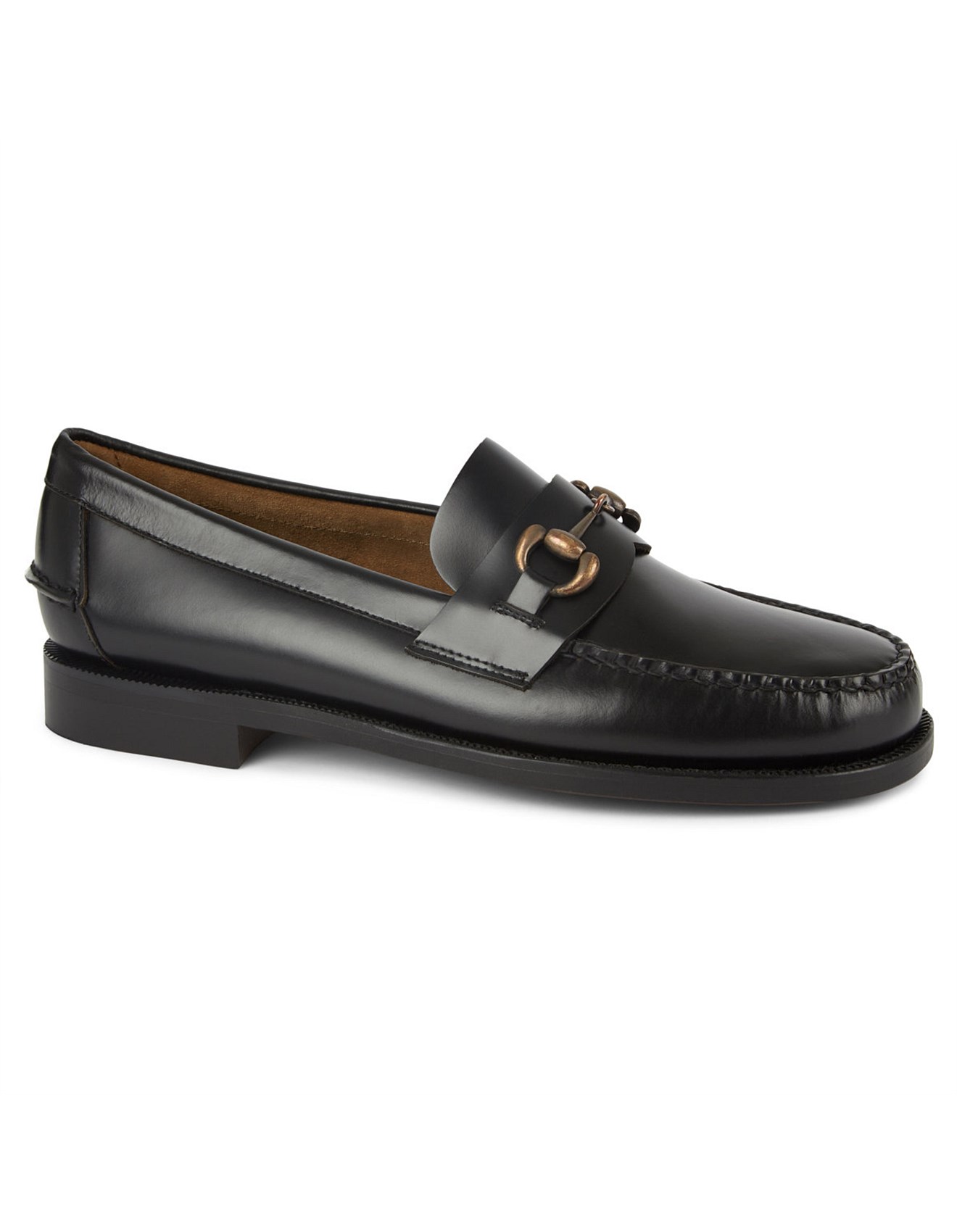 non leather loafers