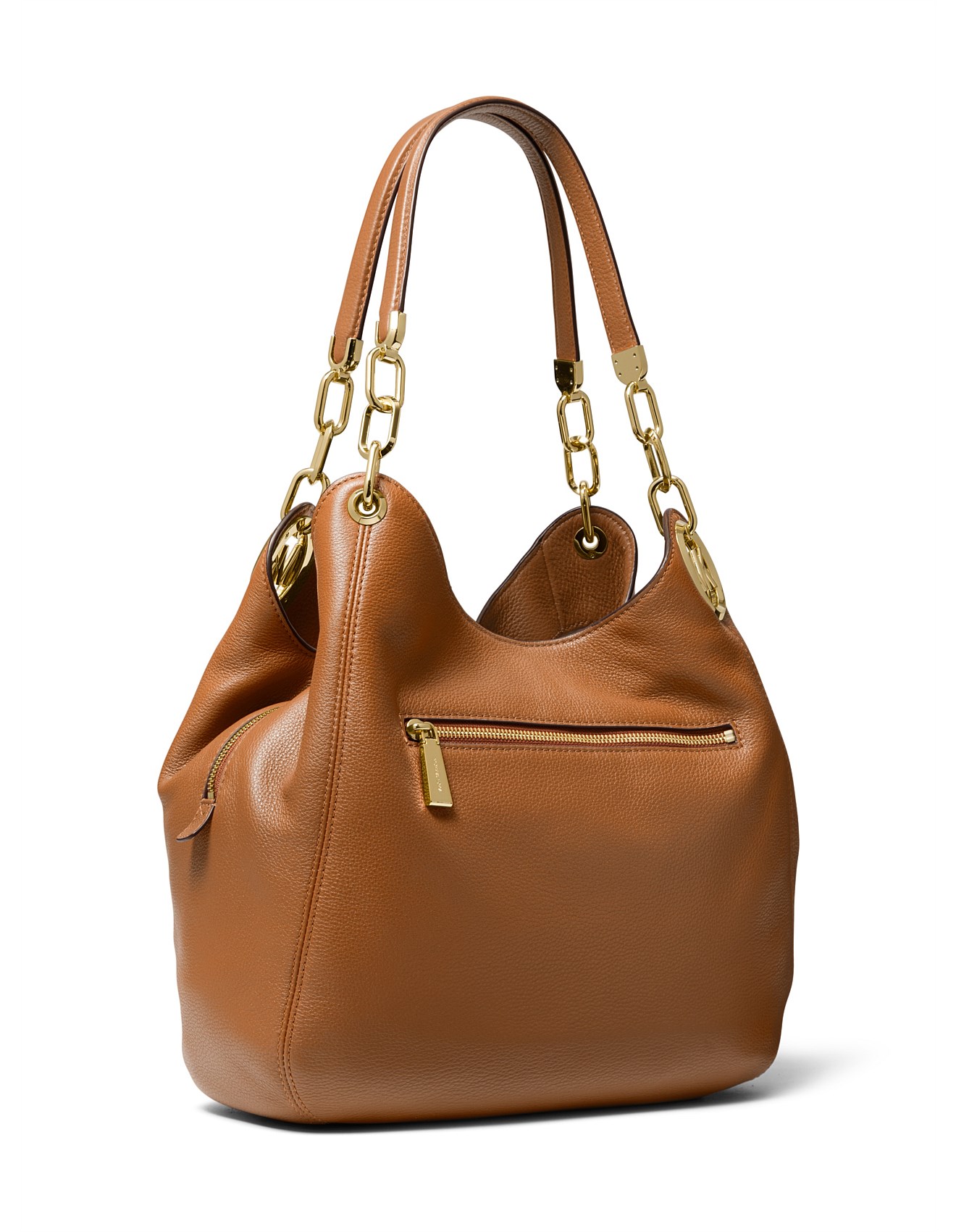 lillie large leather shoulder bag