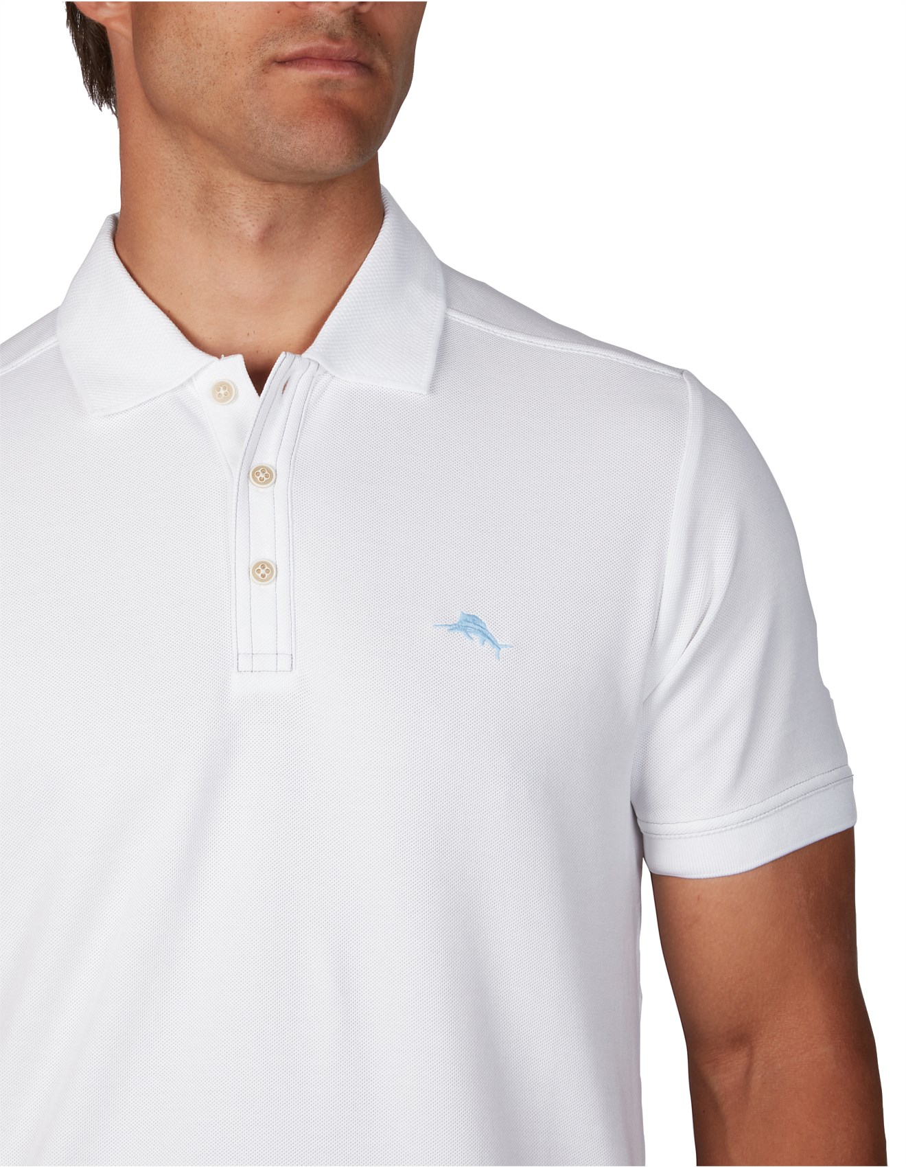 tommy bahama white polo shirt