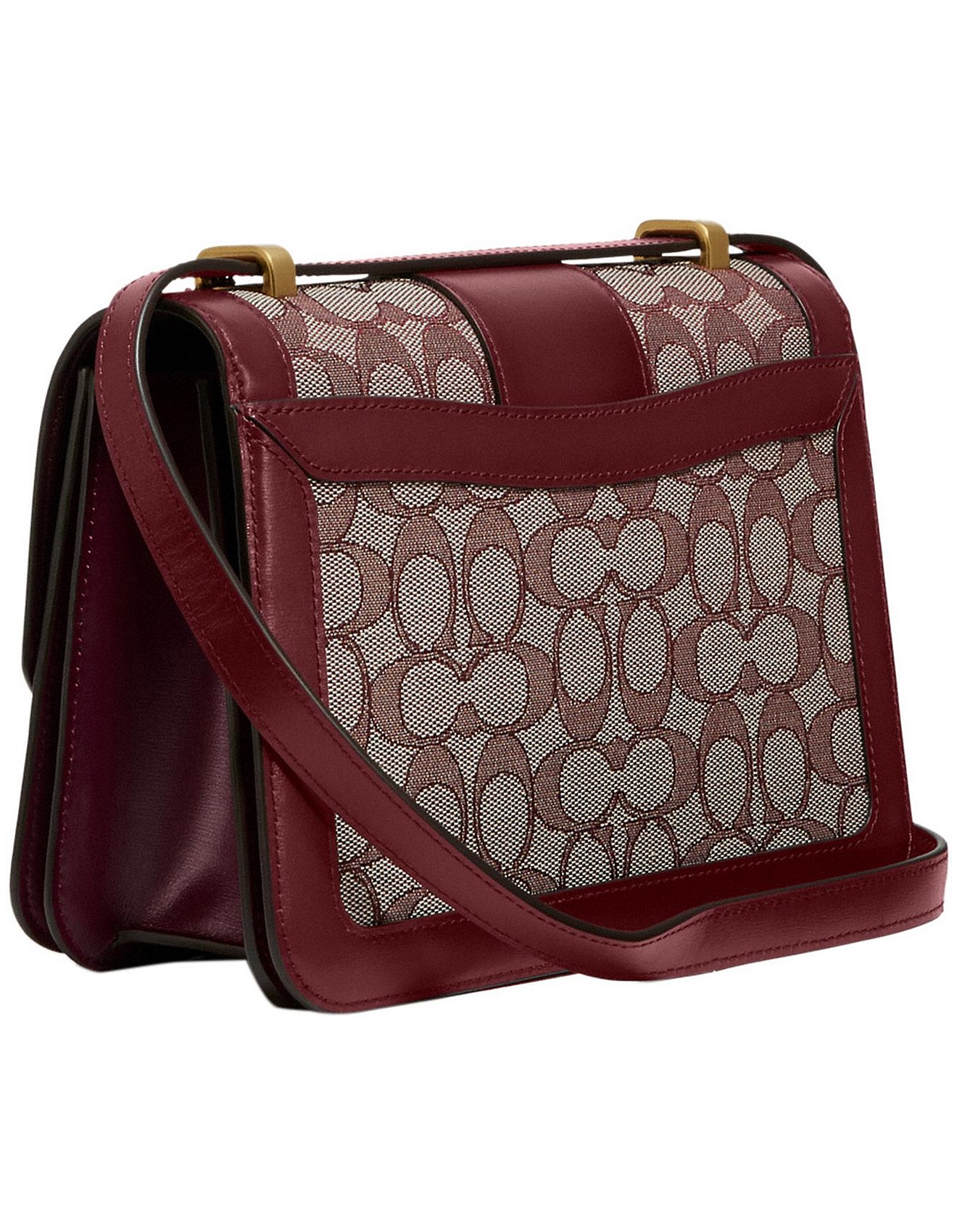 coach alie shoulder bag in signature jacquard