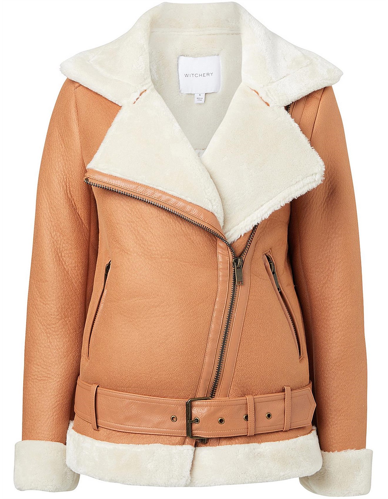 witchery aviator coat