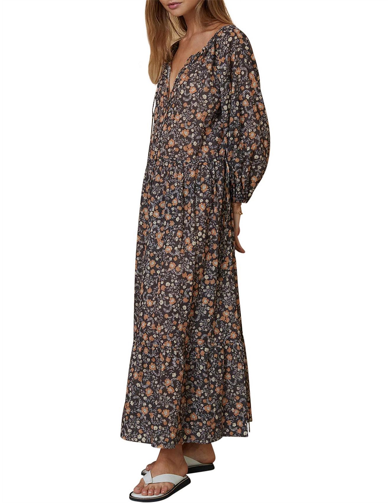 janice cotton maxi dress