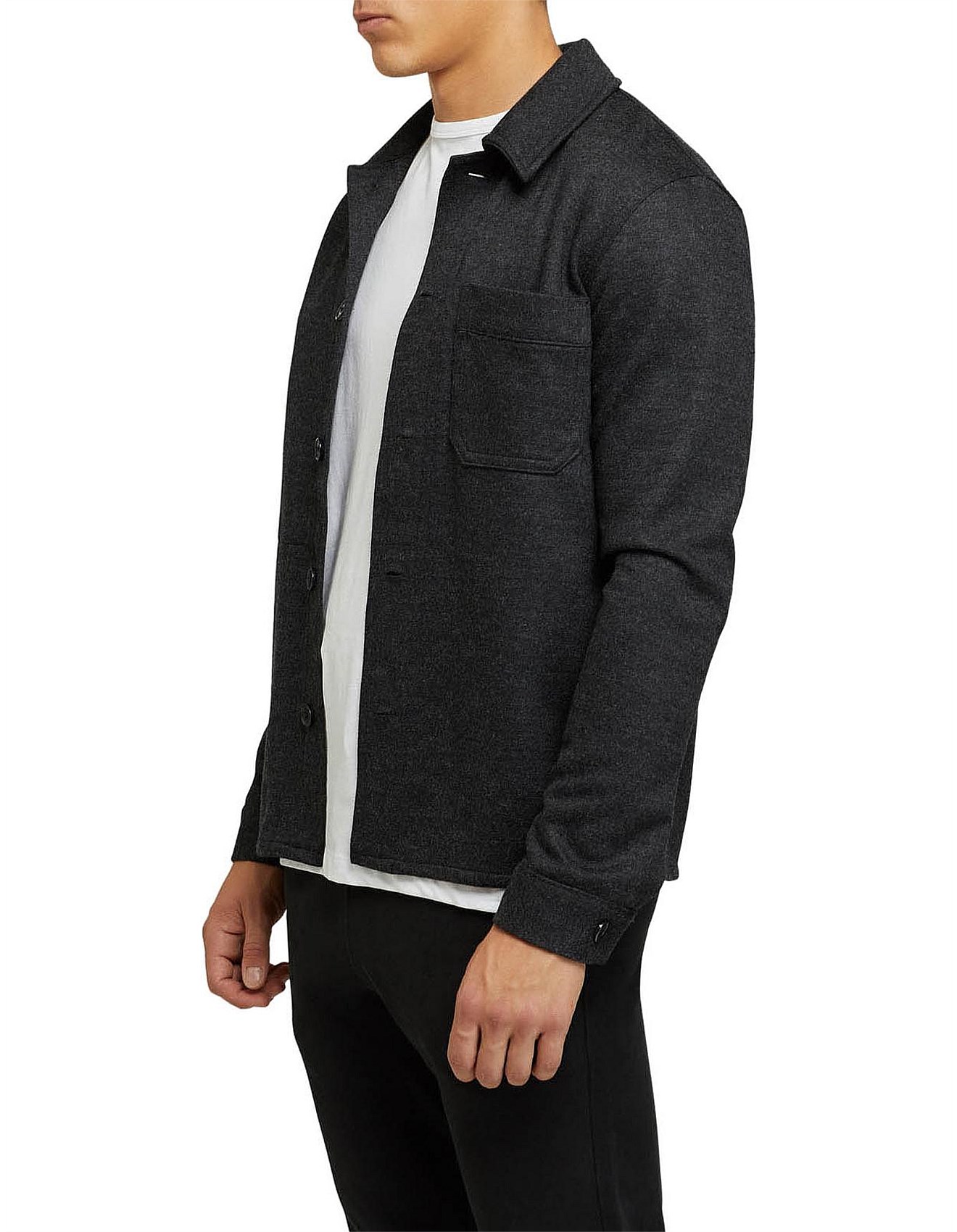 knitted overshirt