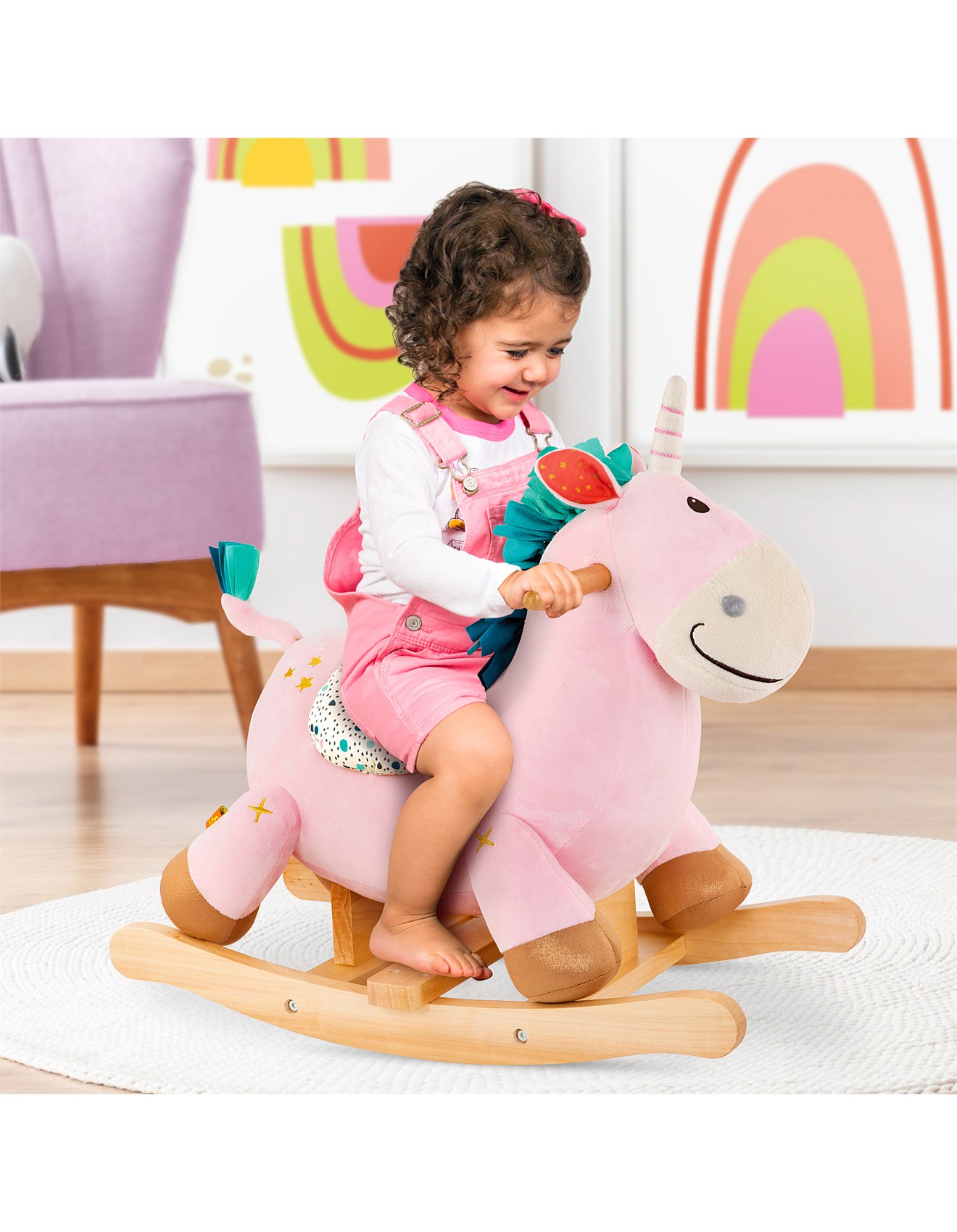 B toys unicorn rocking horse online