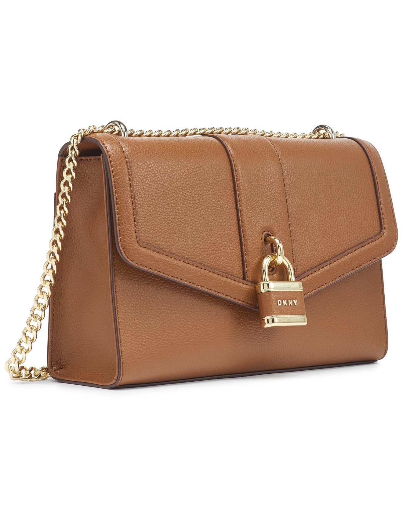 dkny ella large shoulder flap