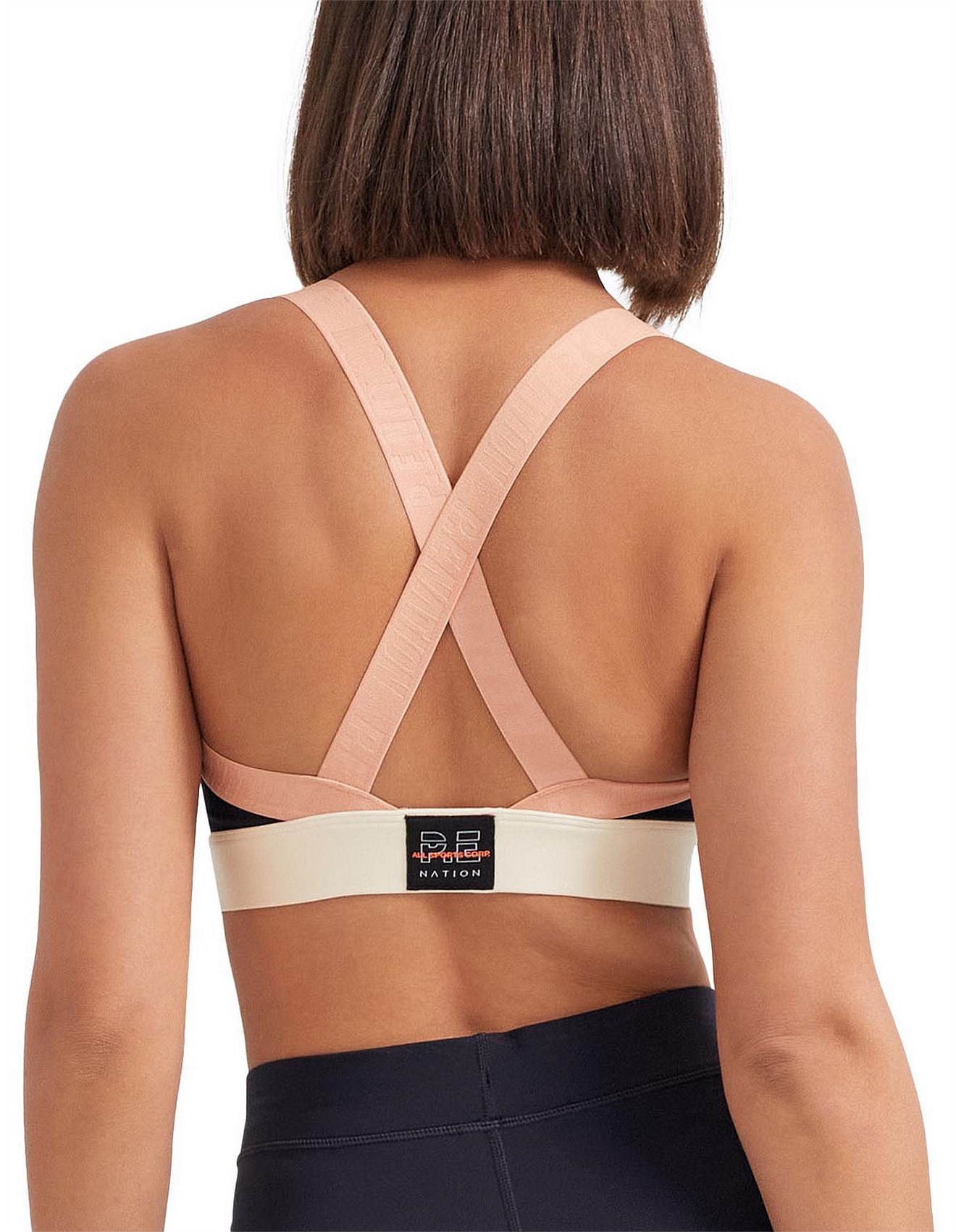 pe nation pivot sports bra