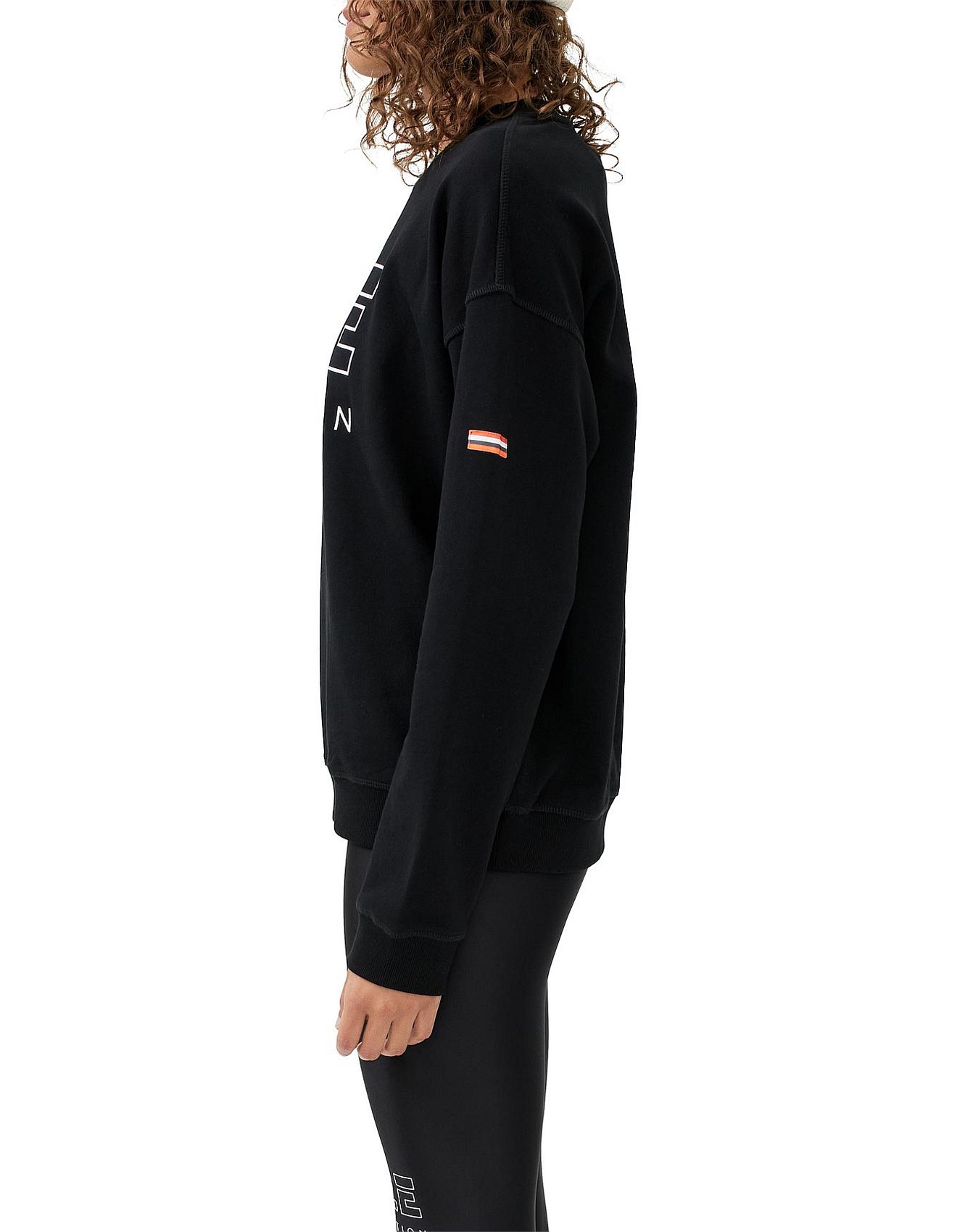 pe nation heads up sweater black