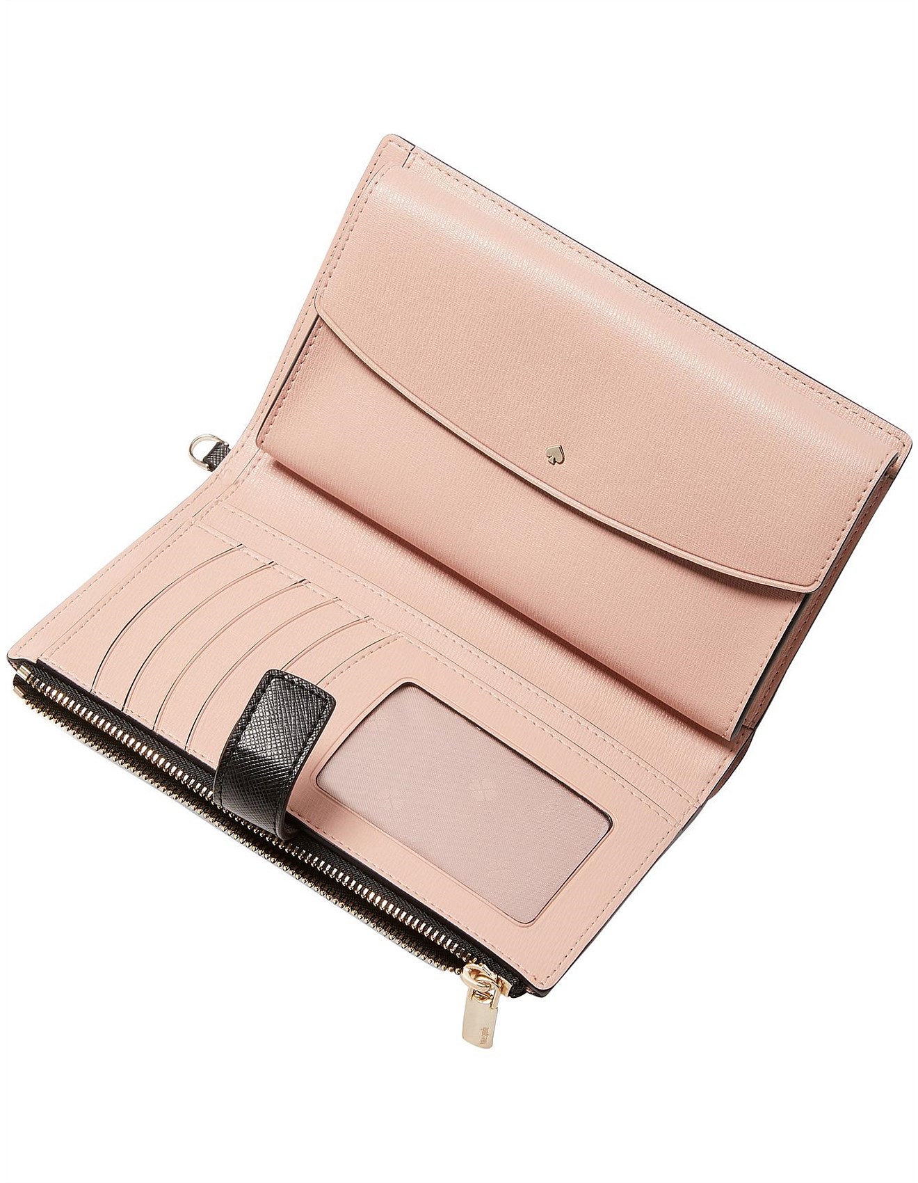 Kate Spade: Women's Bags & Accessories | David Jones - Spencer Black  Leather Phone Wallet