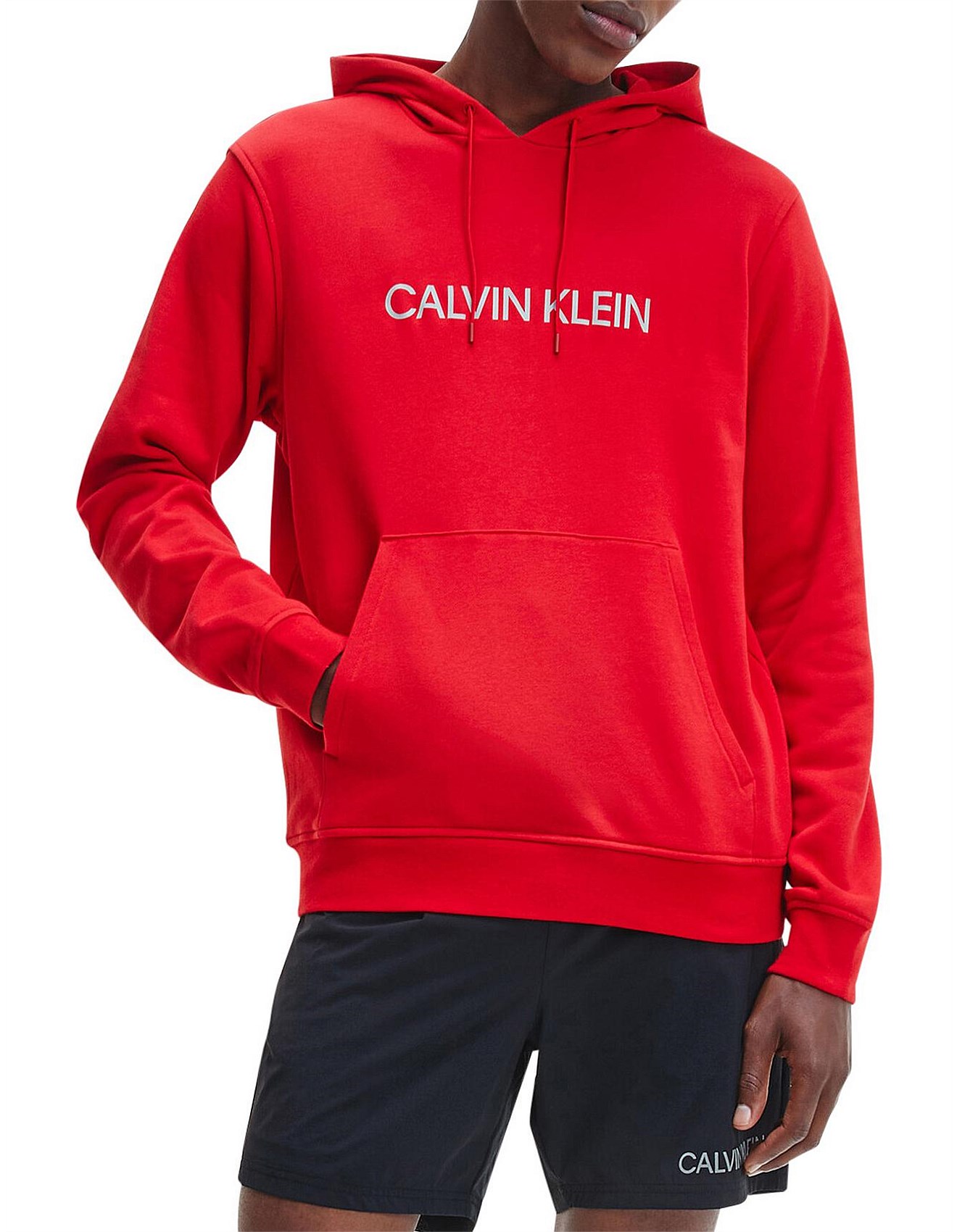 red hoodie calvin klein