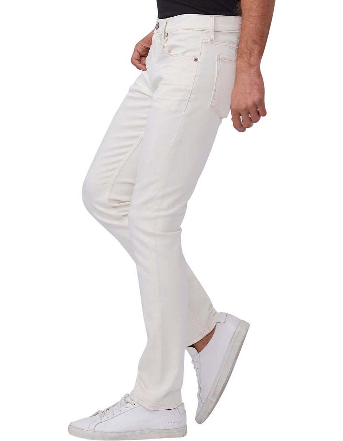 david jones white jeans