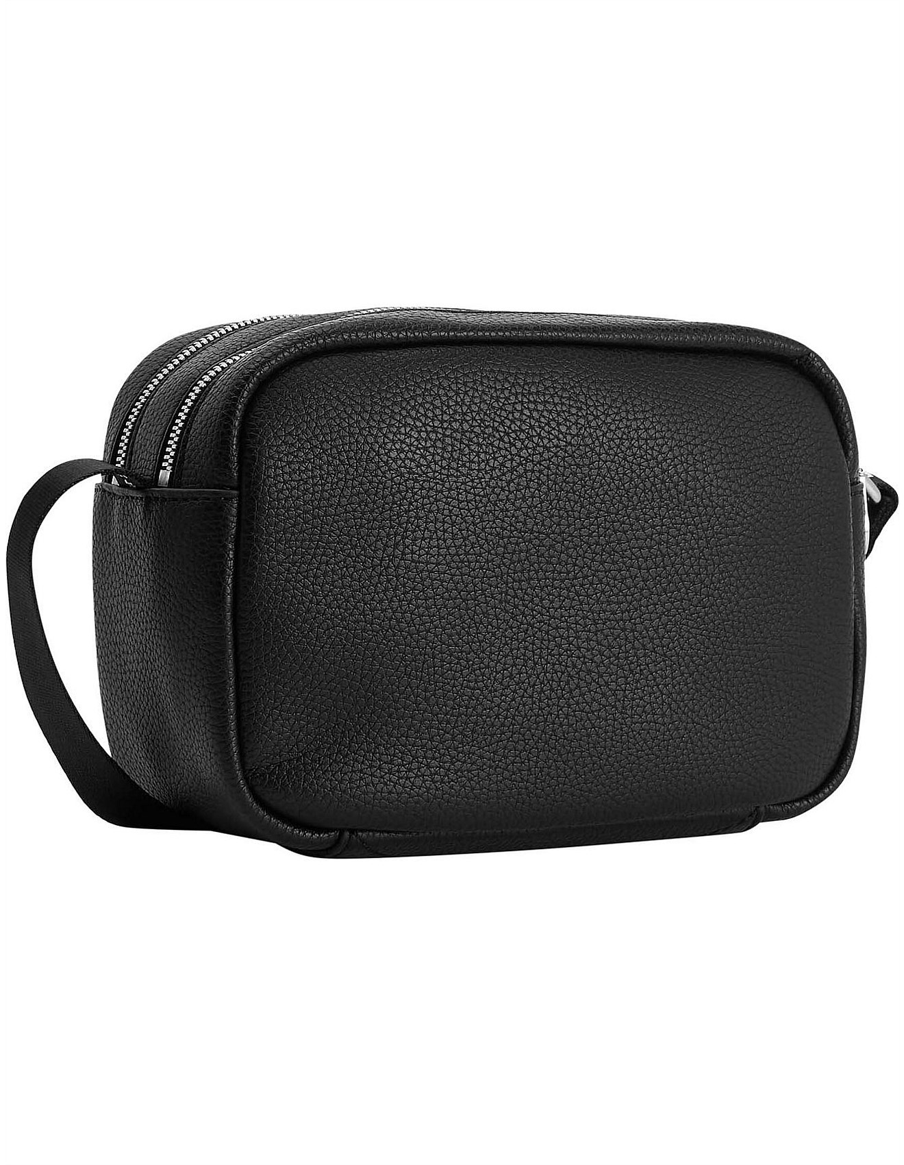 calvin klein double zip crossbody