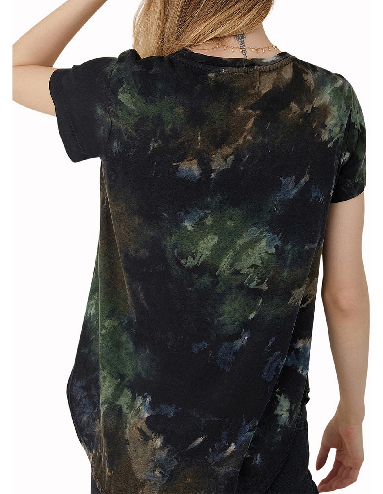 Bella offers Dahl Short Sleeve V-Neck Tee Shirt Camo Dye