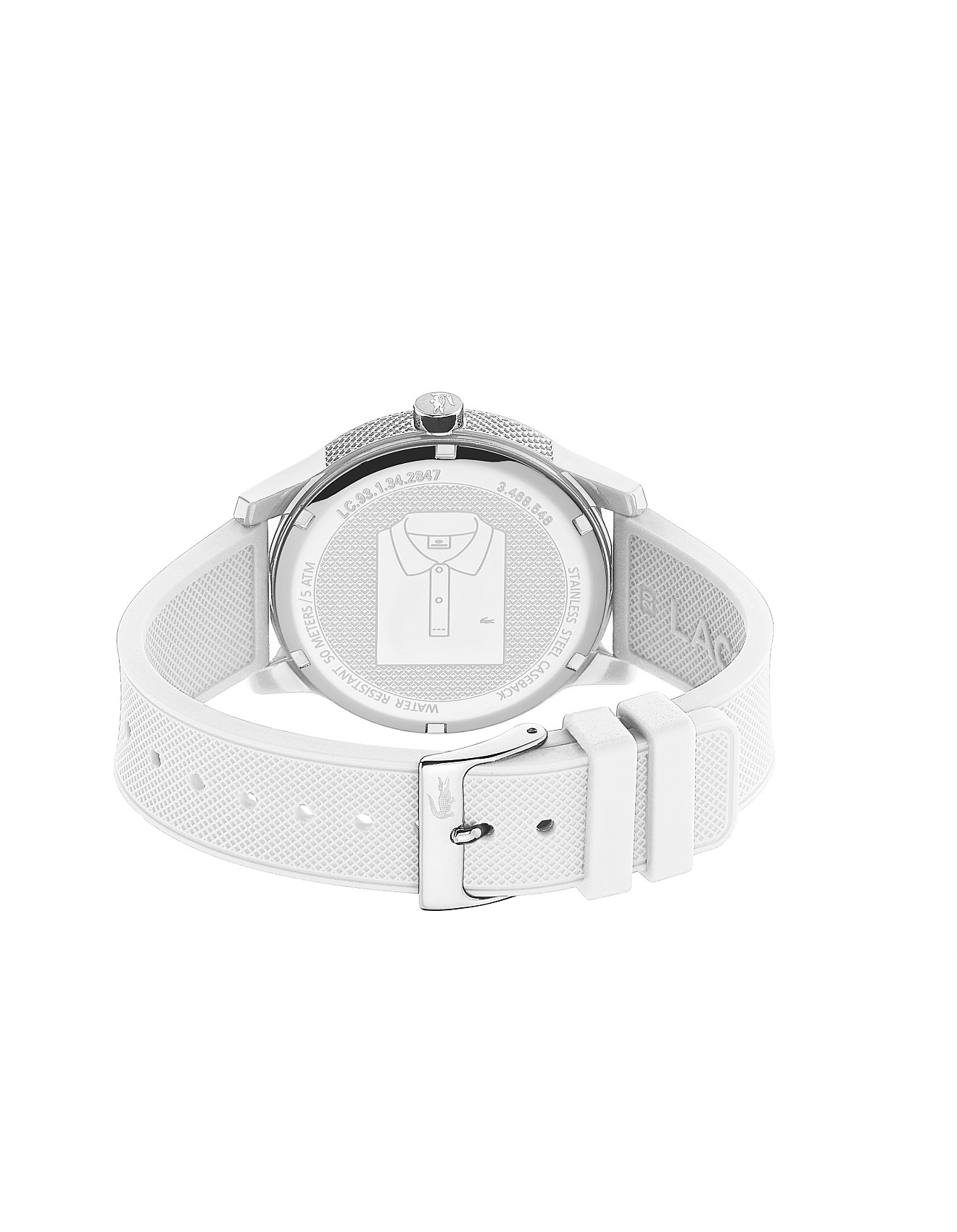 lacoste white watch