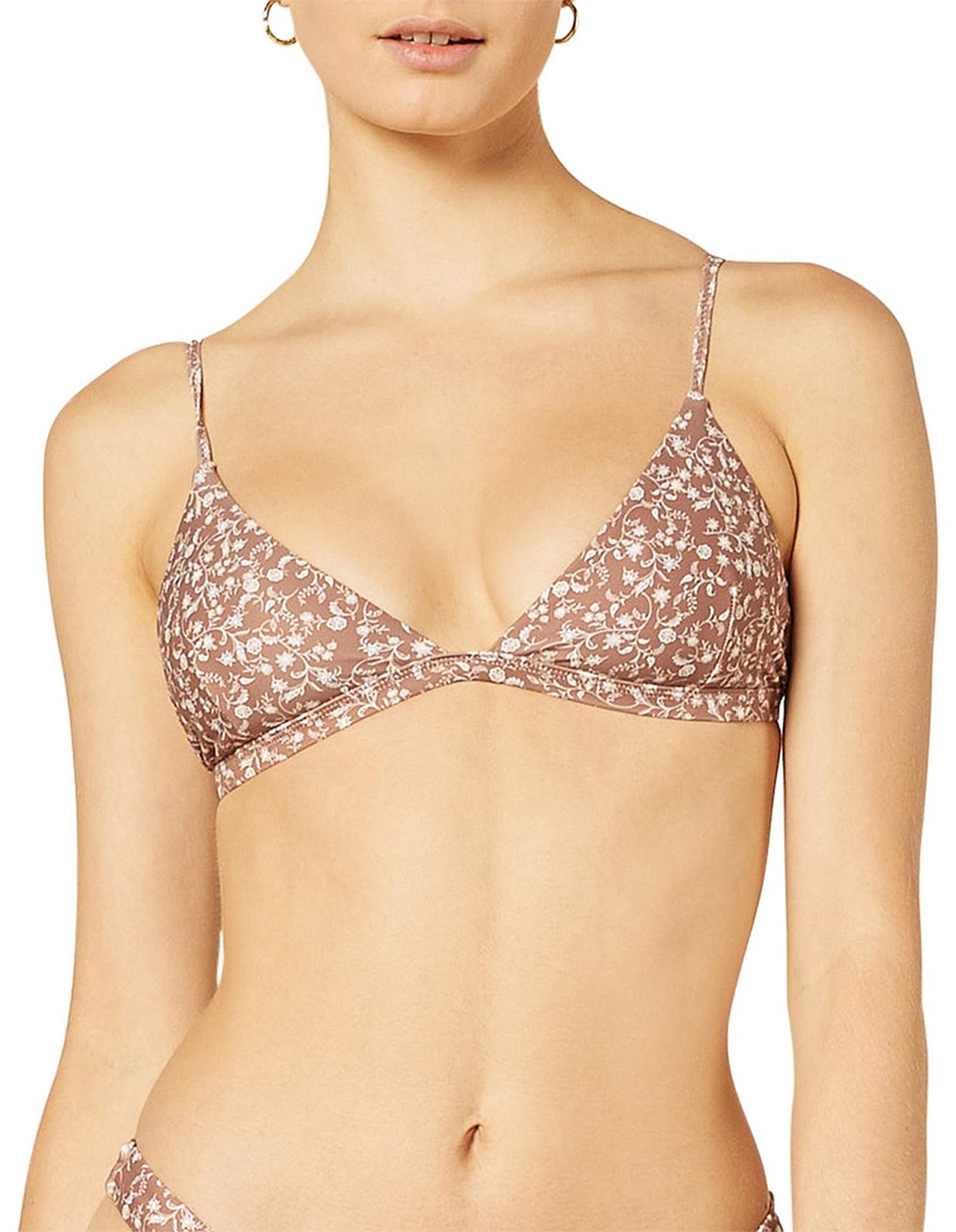 Nude Lucy Marlow Triangle Bikini Top | David Jones