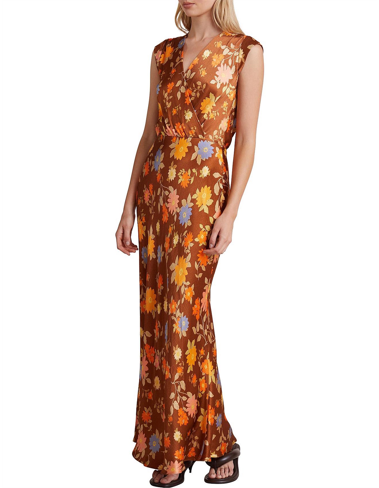 tropical punch maxi dress