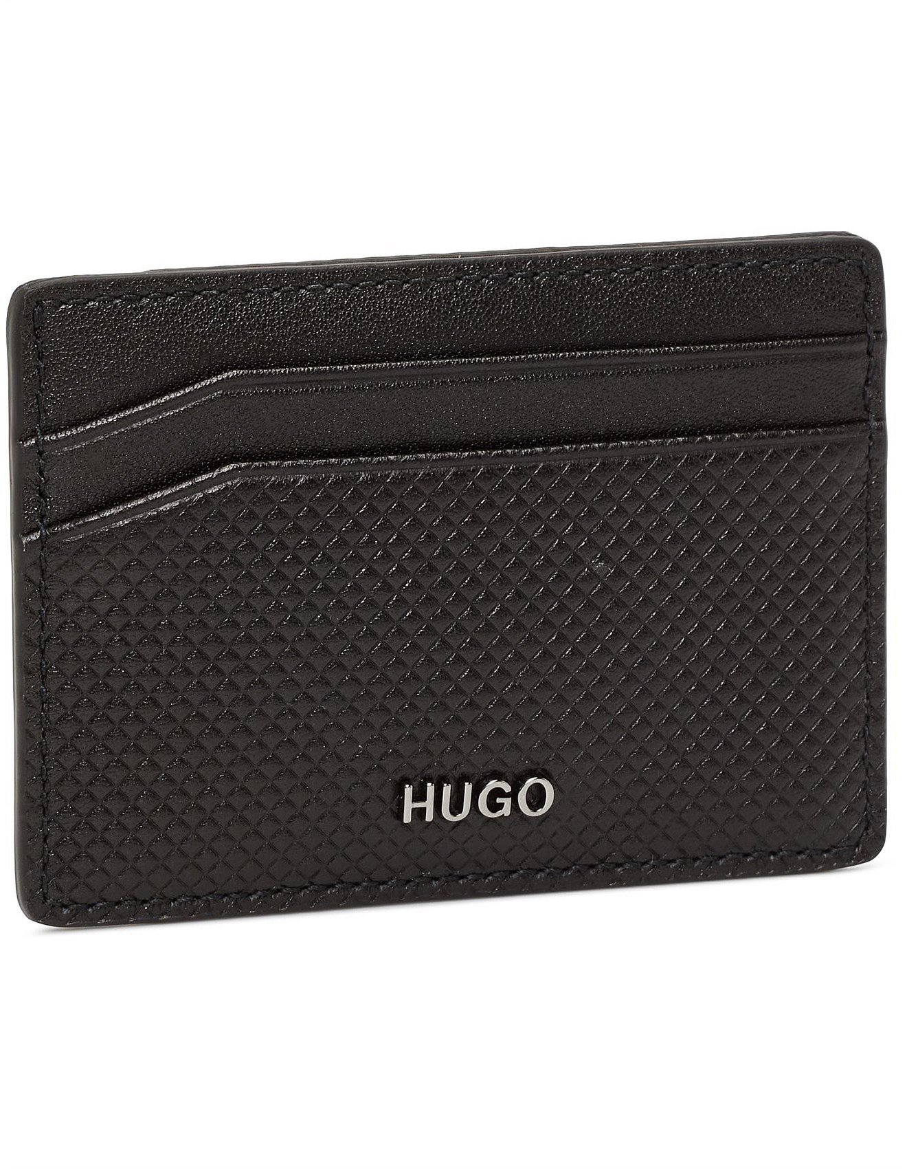 hugo boss card holder and money clip