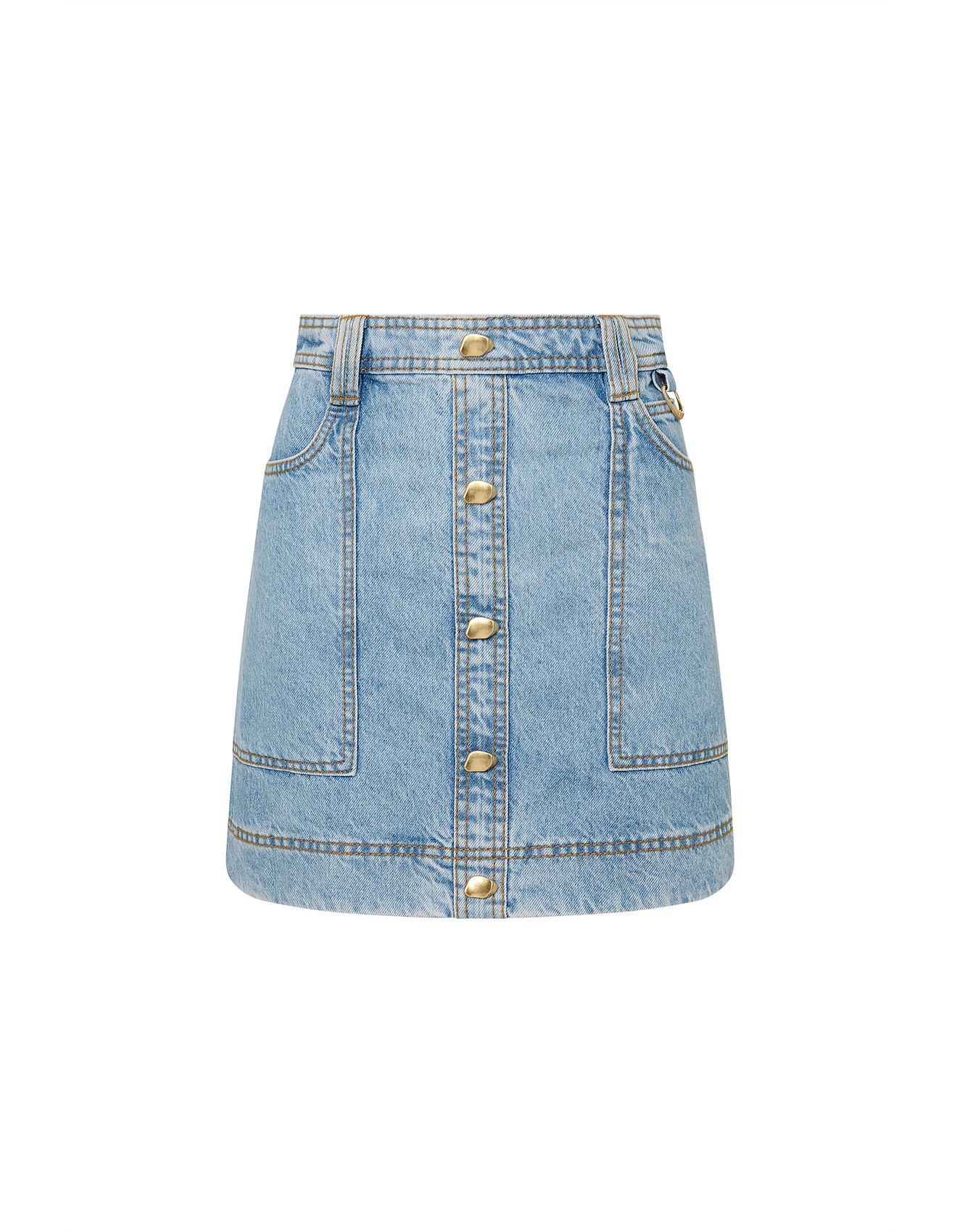 David jones fashion denim skirt