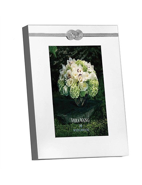 Vera Wang Wedgwood Infinity Silver Frame 4"X6"