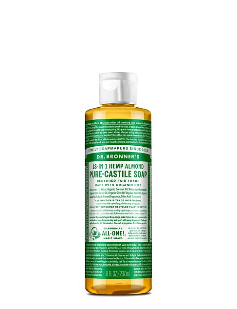 Liquid Castile Soap 237ml - Almond